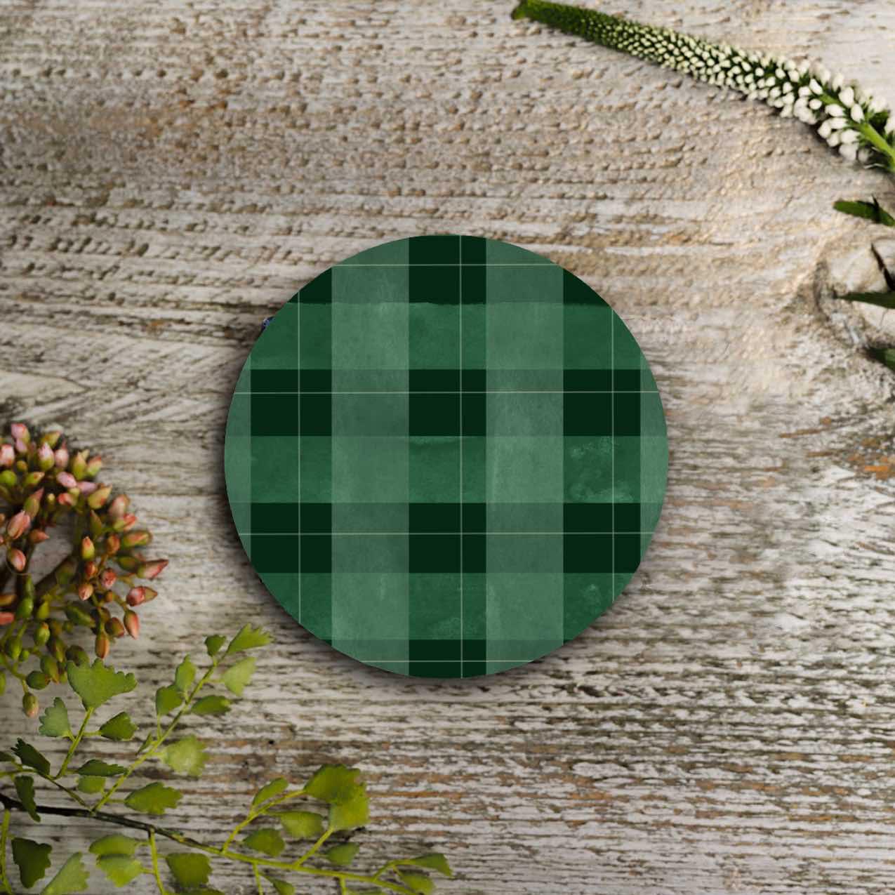 Picture of Highland Moss (Tartan) Round Coaster