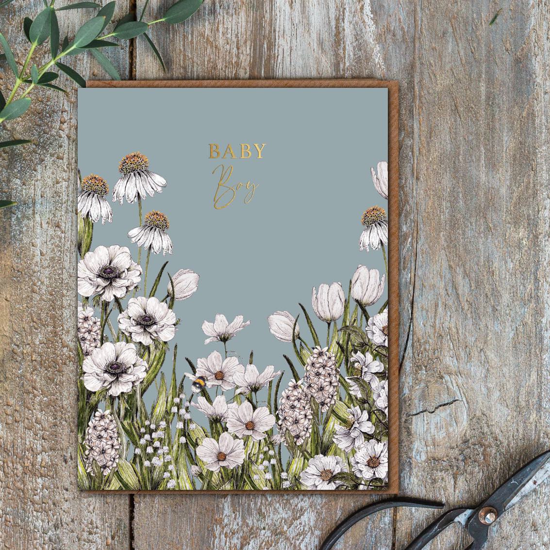 Picture of Baby Boy Card (Cello-Free)