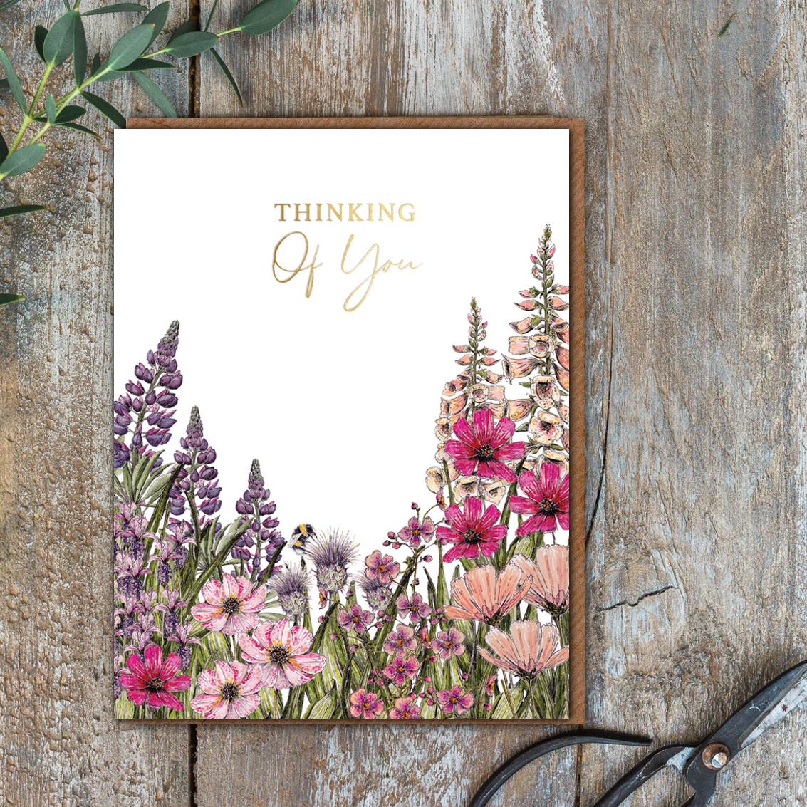 Picture of Thinking of You Card (Cello-Free)