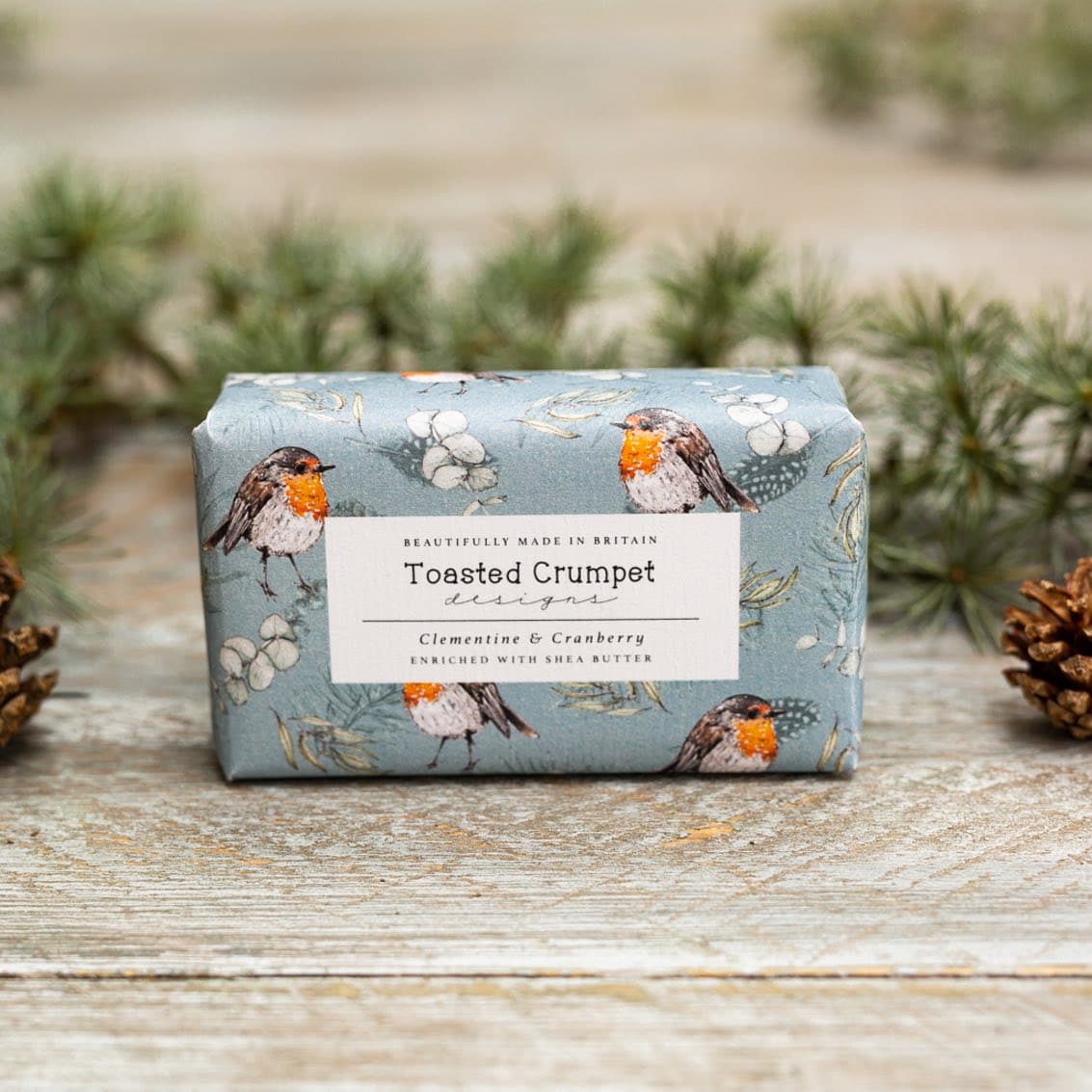 Picture of Clementine & Cranberry (Robin & Eucalyptus Blue) 1