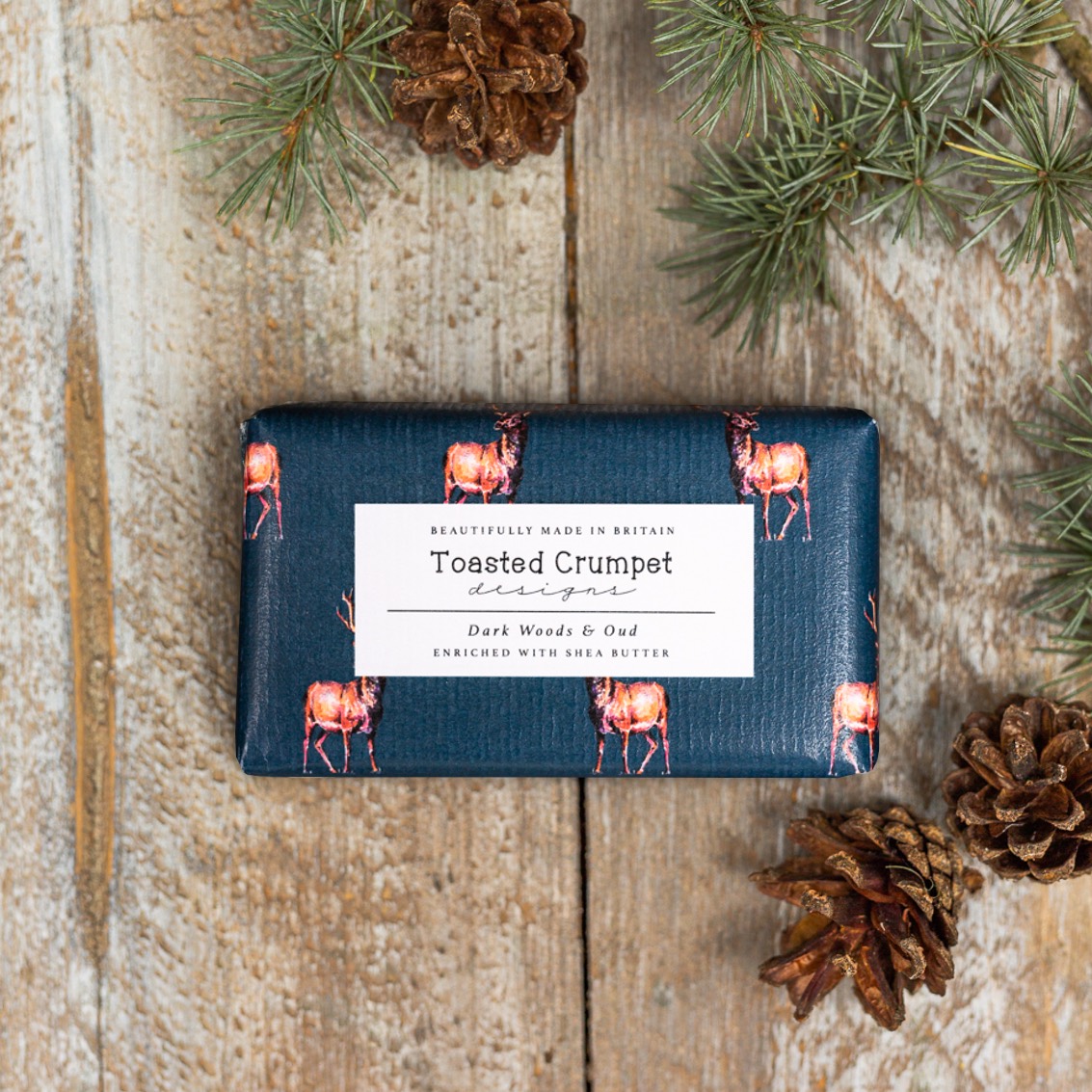 Picture of Dark Woods & Oud (Stag) 190g soap bar