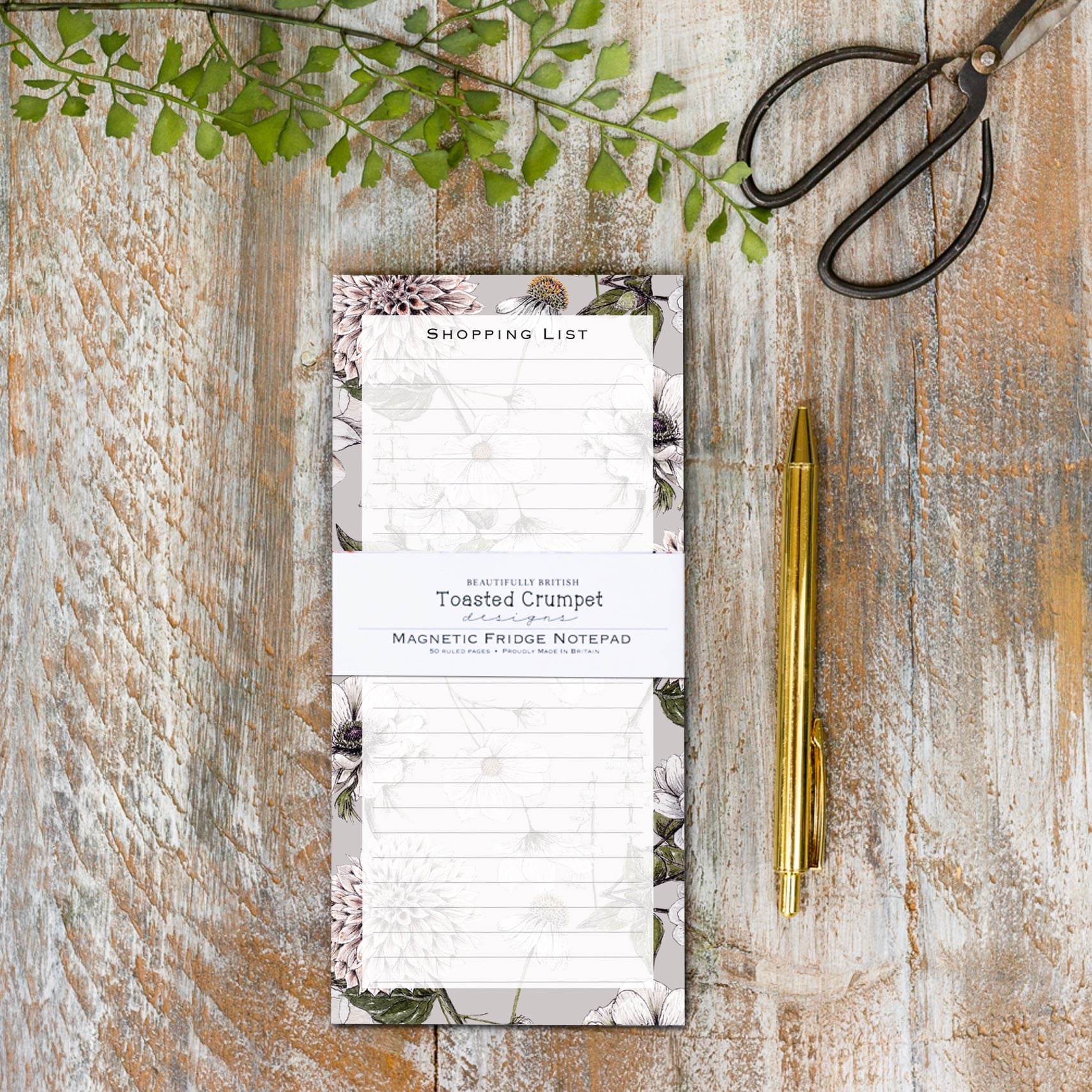 Picture of The Blanc Collection Magnetic Shopping List