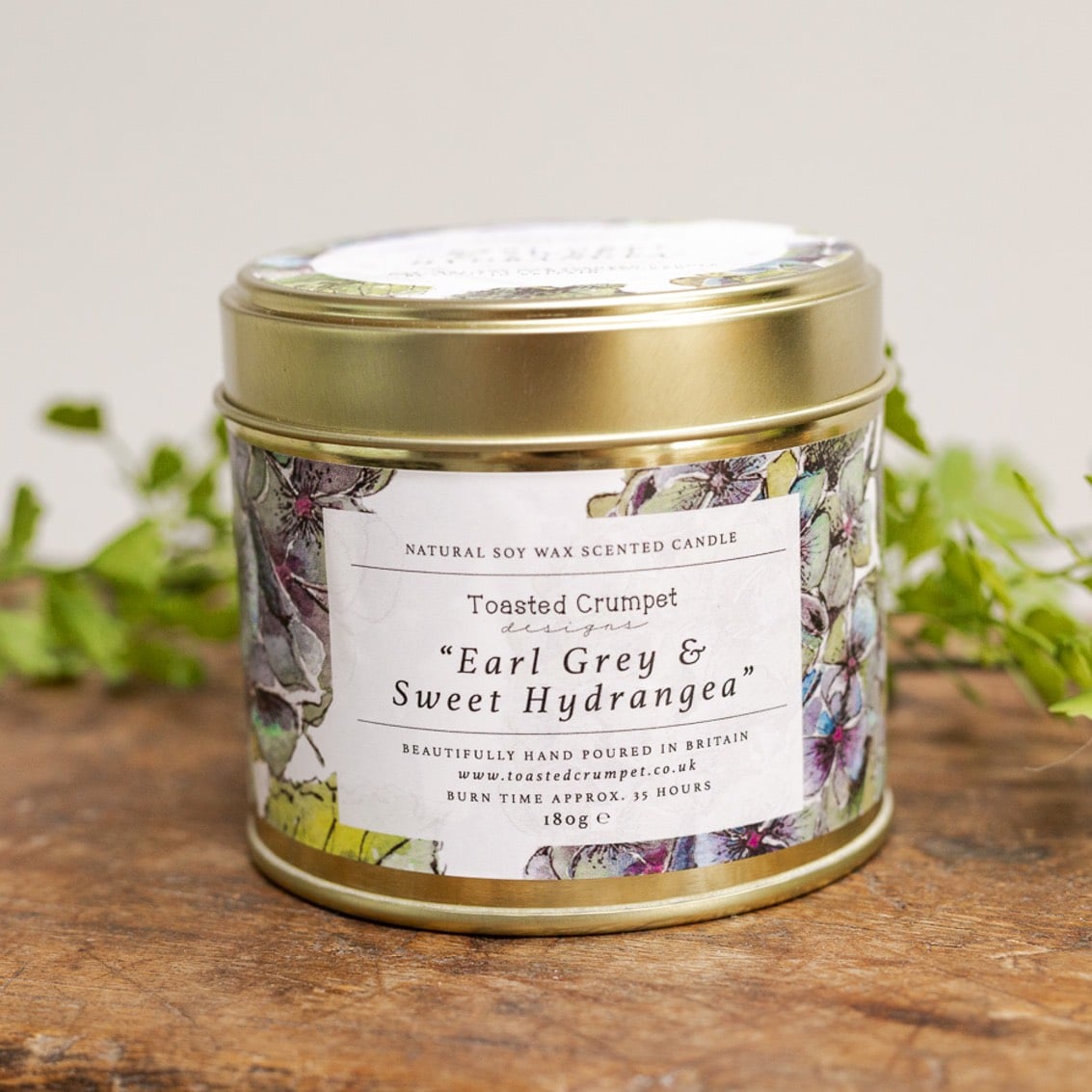 Picture of Earl Grey & Sweet Hydrangea Candle