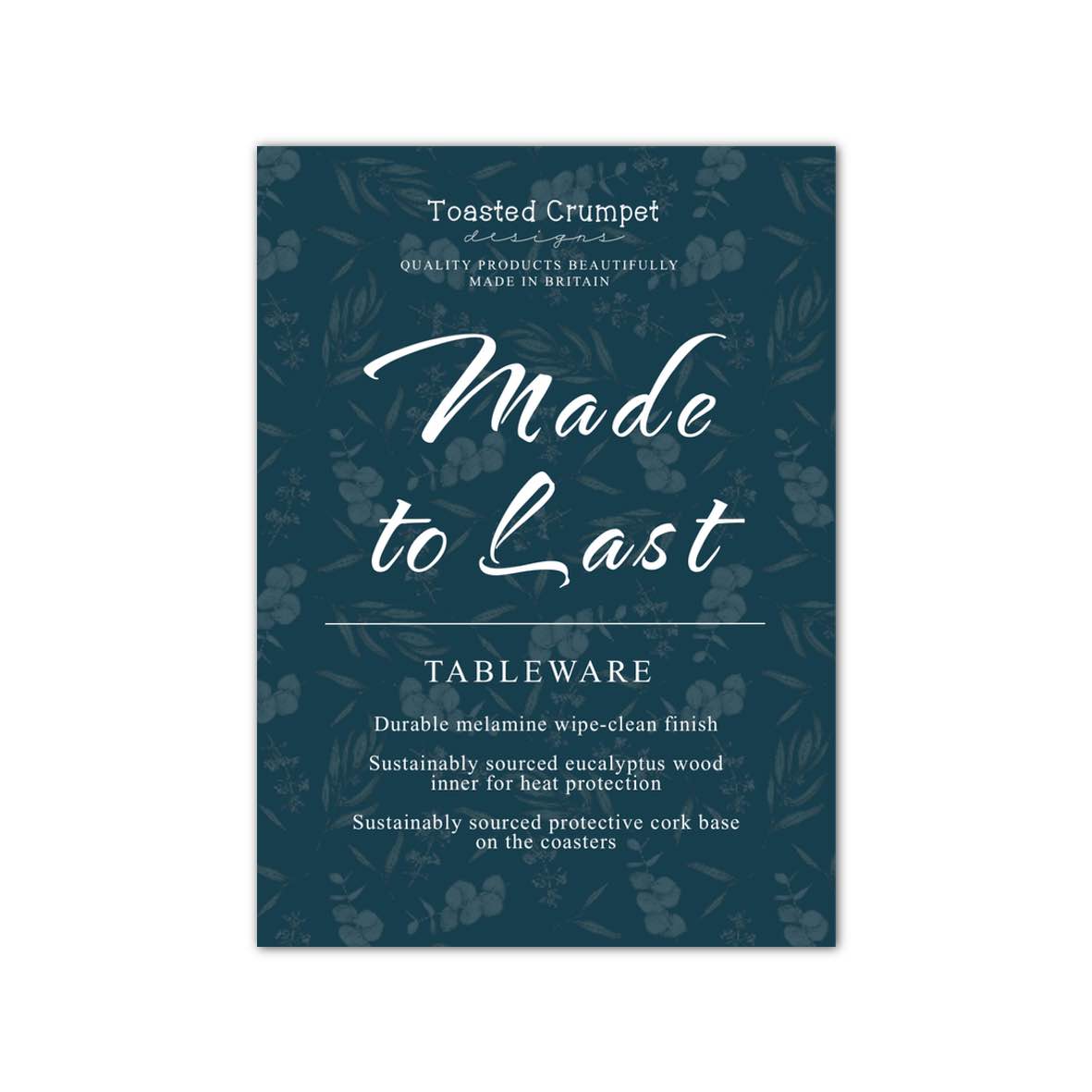 Picture of Tableware A6 Strut Card