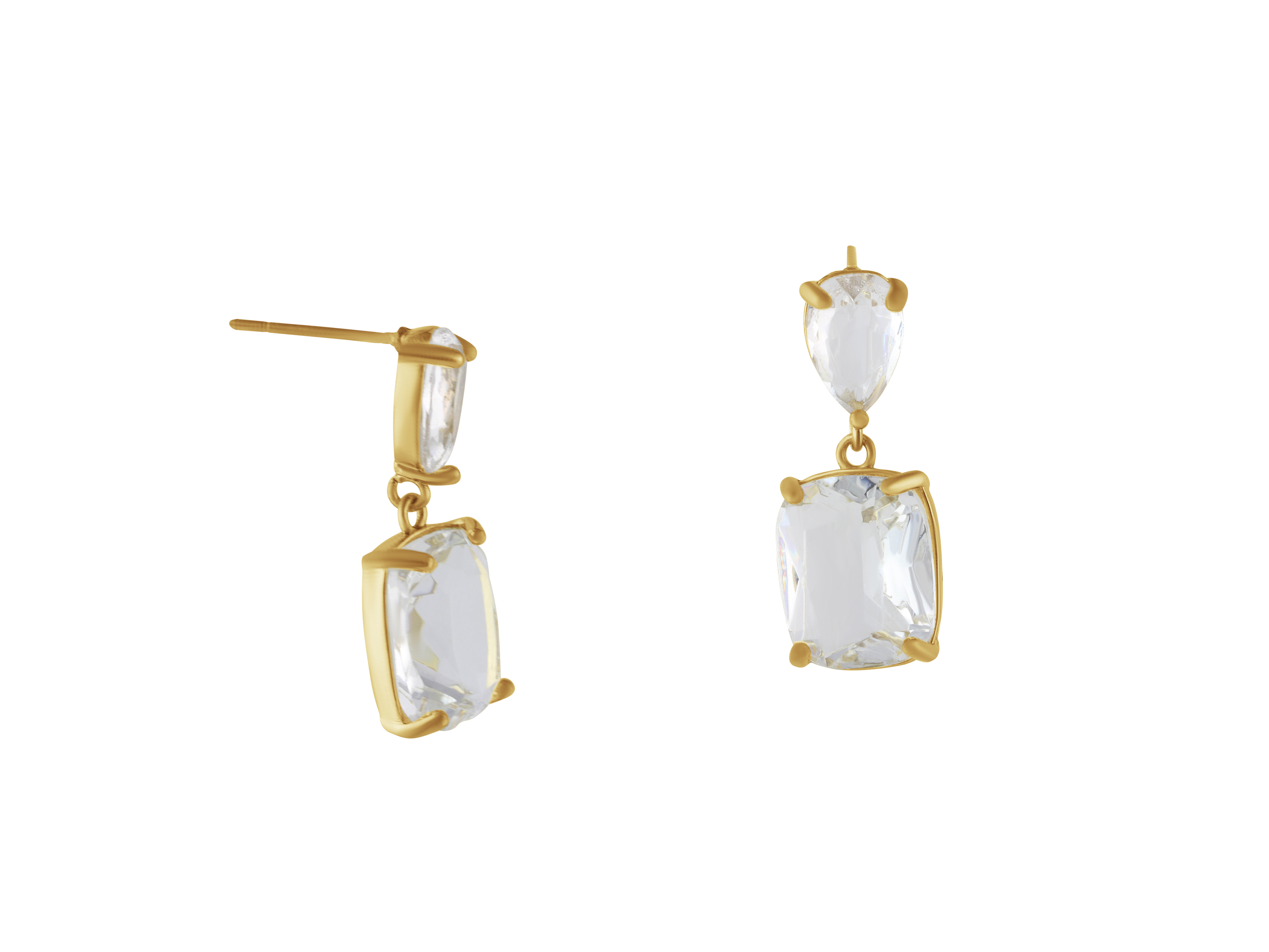 Picture of Crystal Anais Allure Stone Cut Luxe Earrings
