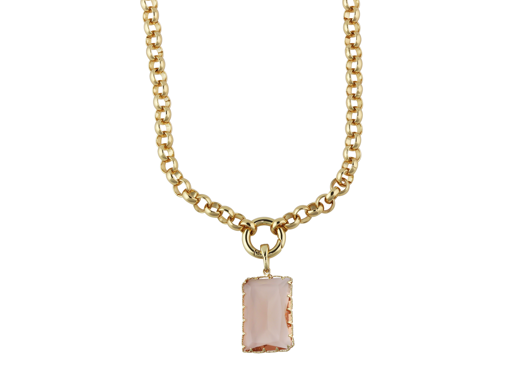 Picture of Gold /Pink  Cosette Alure Baguette Plated Brass Be