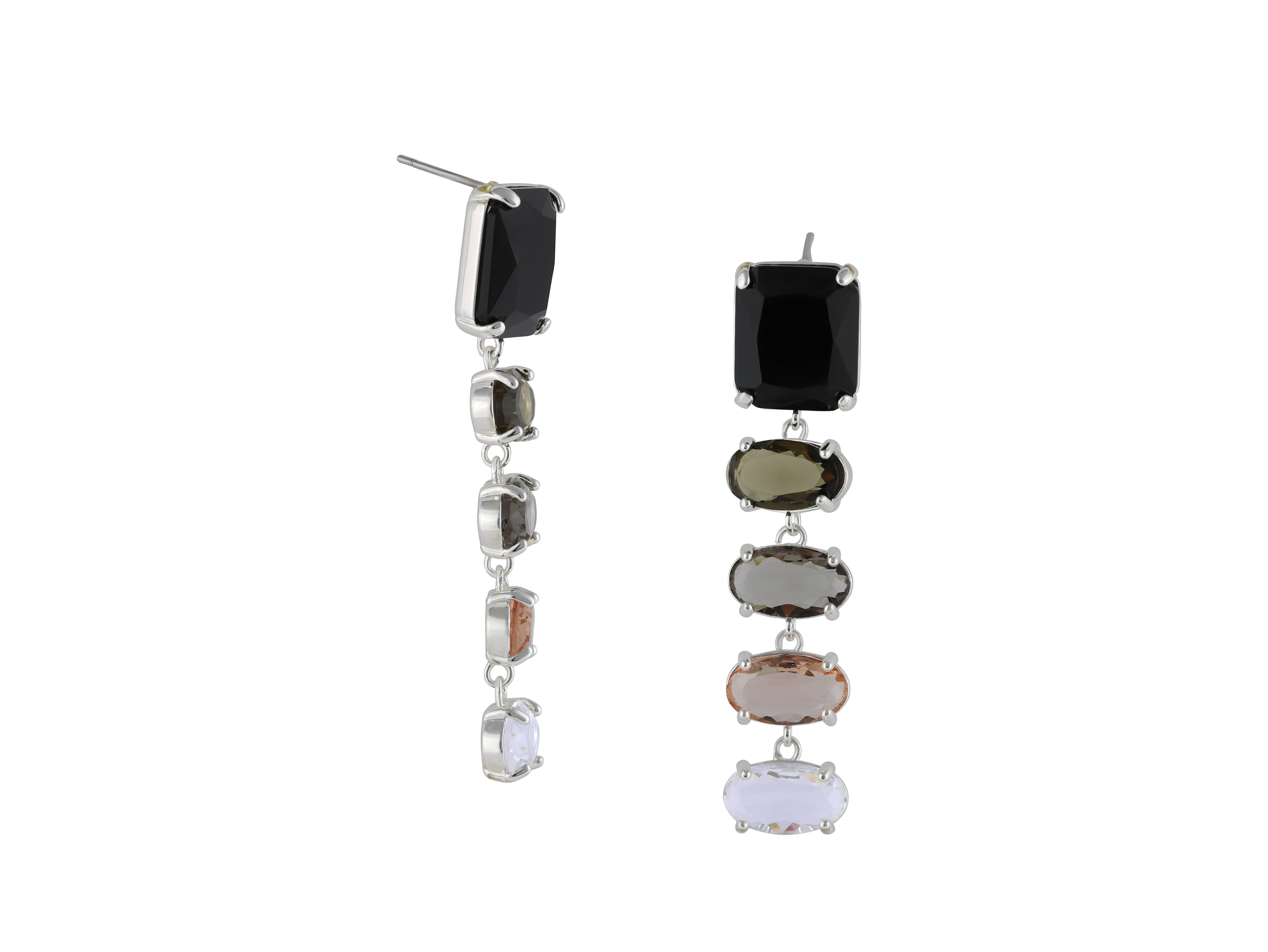 Picture of BLACK Cadence Allure Stone Cut Luxe Earrings