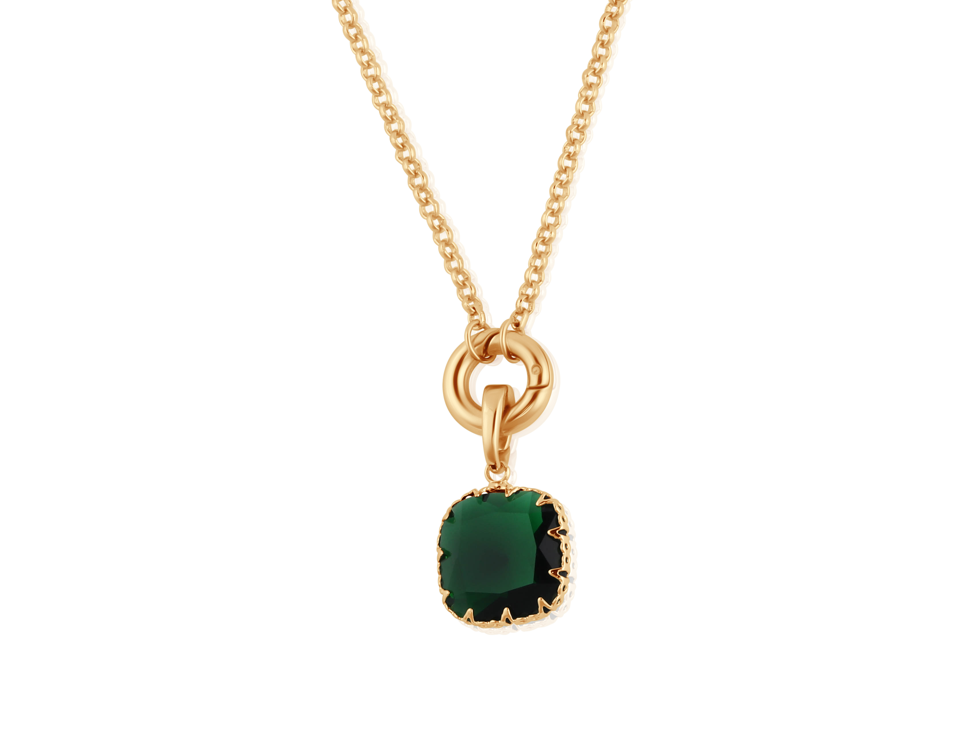 Picture of GOLD/EMERALD Aura Mini Allure Stone Cut Plated Bra