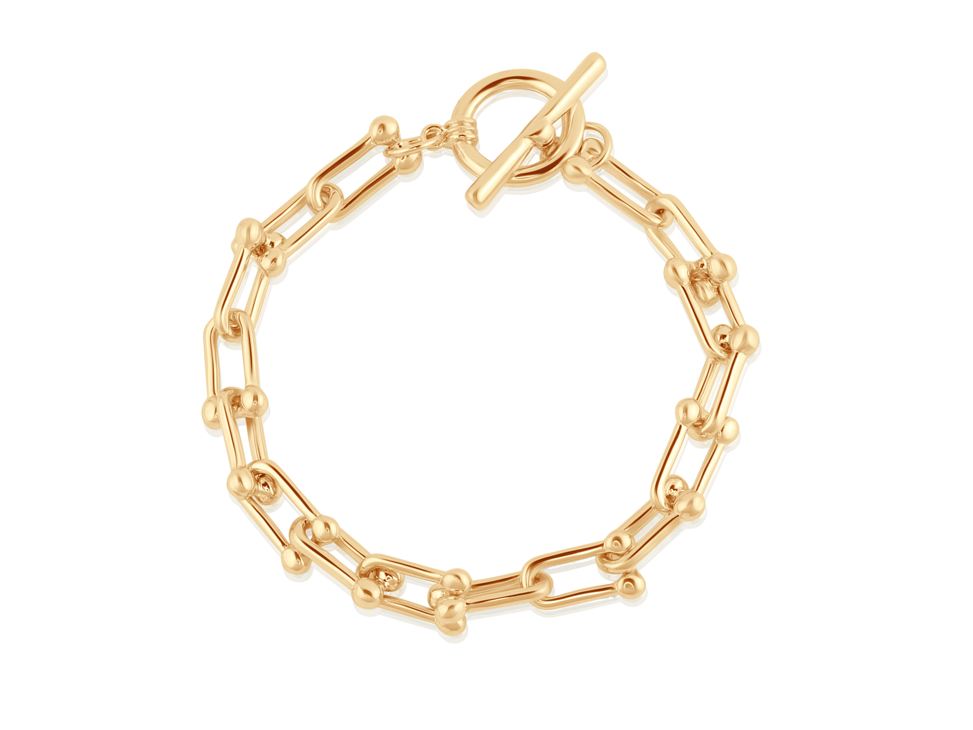 Picture of GOLD RENATA STATEMENT CHUNKY CHAIN BRACELET