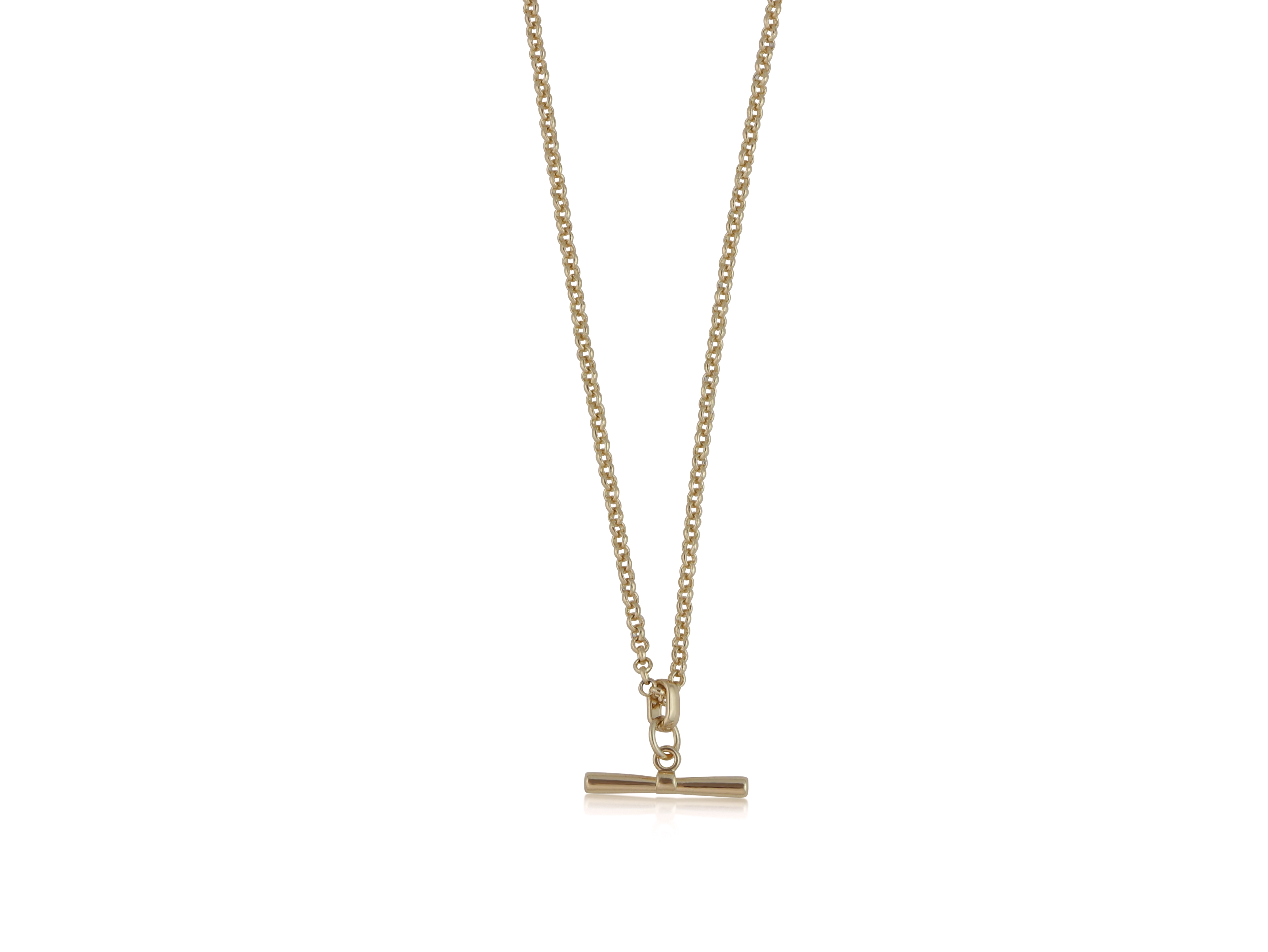 Picture of GOLD OCTAVIA TBAR CHAIN NECKLACE