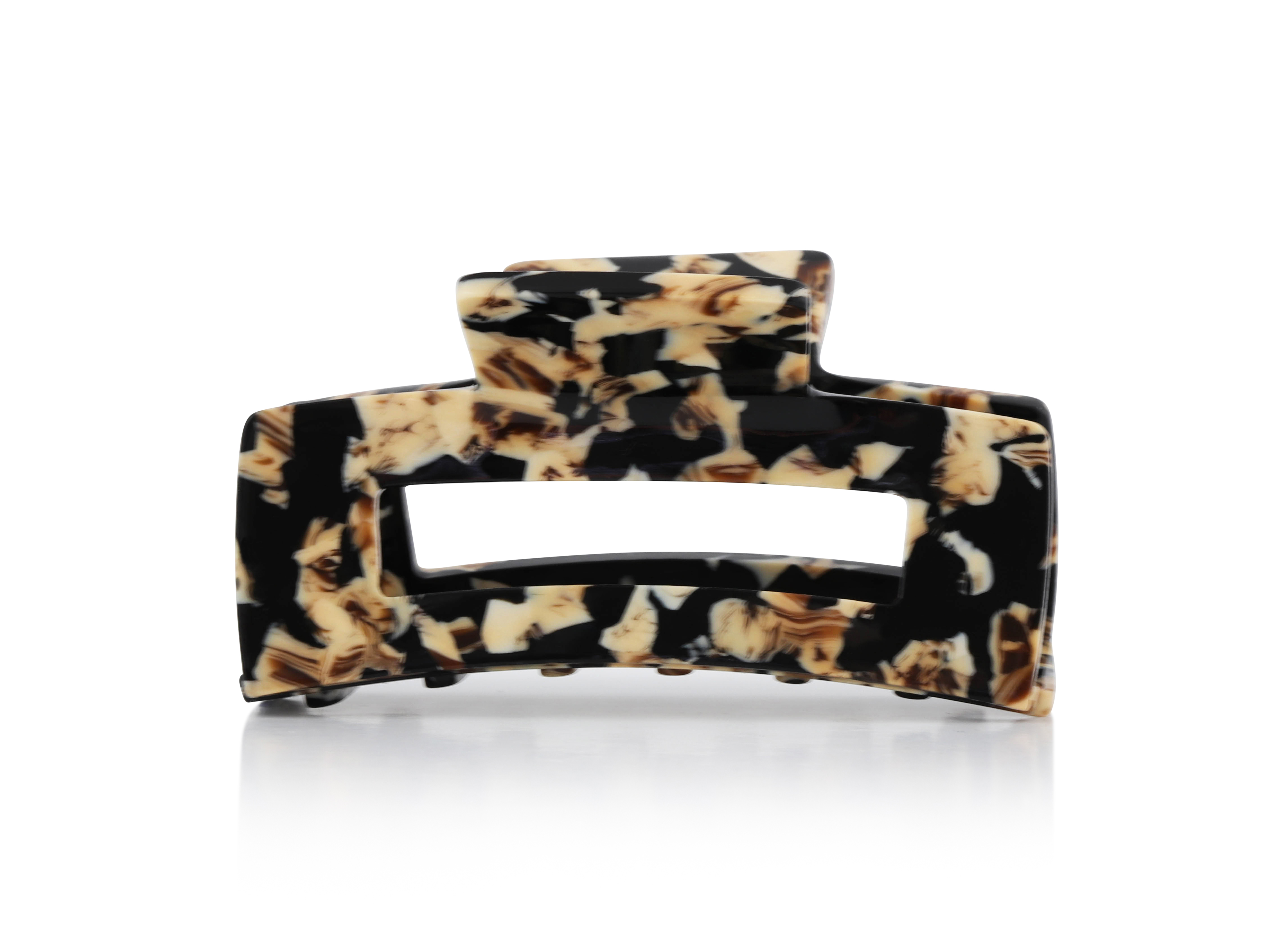 Picture of BEIGE/BROWN/BLACK SOPHIA BULLDOG HAIRCLIP