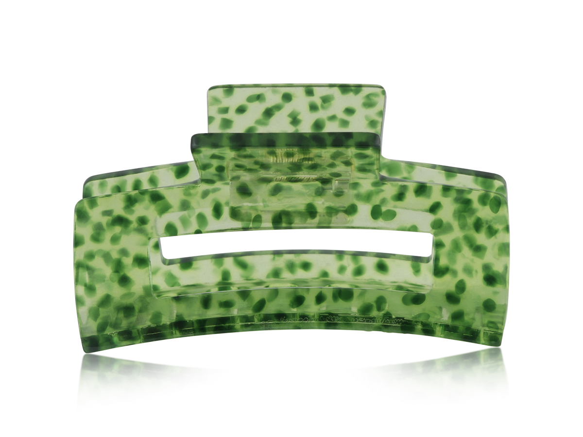 Picture of GREEN  MARSEILLE RESIN BULLDOG HAIRCLIP
