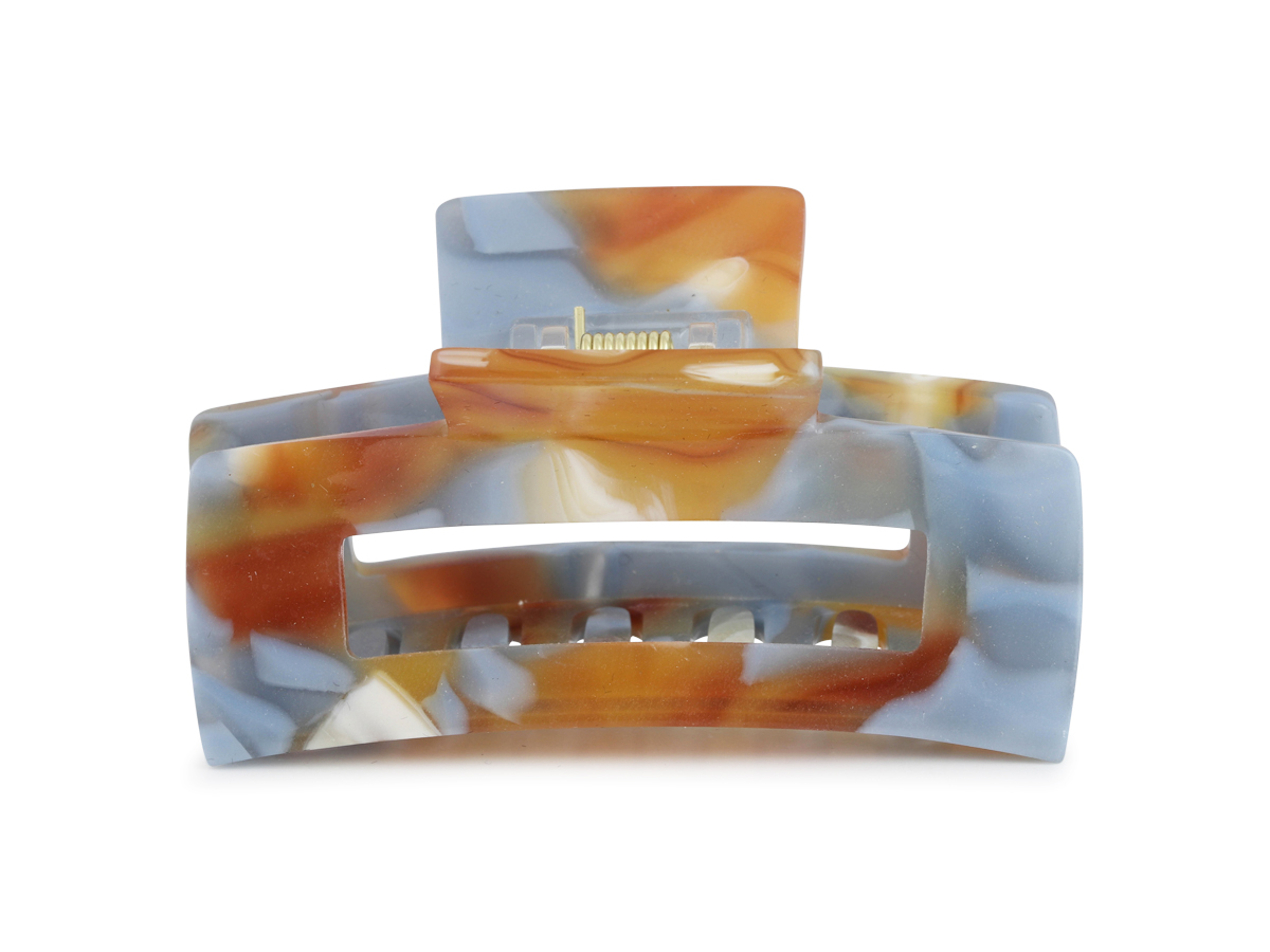 Picture of GREY BROWN KATHRYN BULLDOG HAIRCLIP