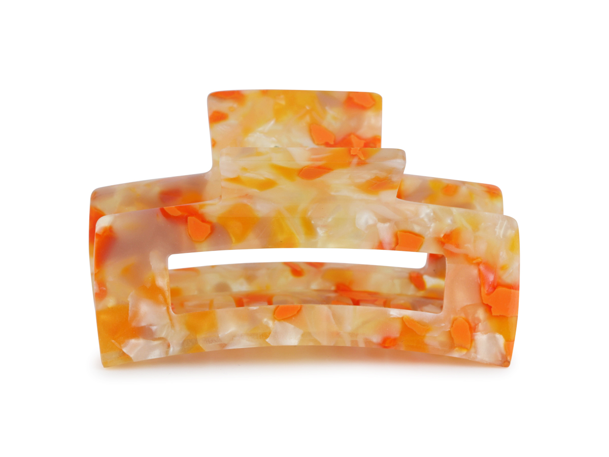 Picture of ORANGE EMMA BULLDOG HAIRCLIP