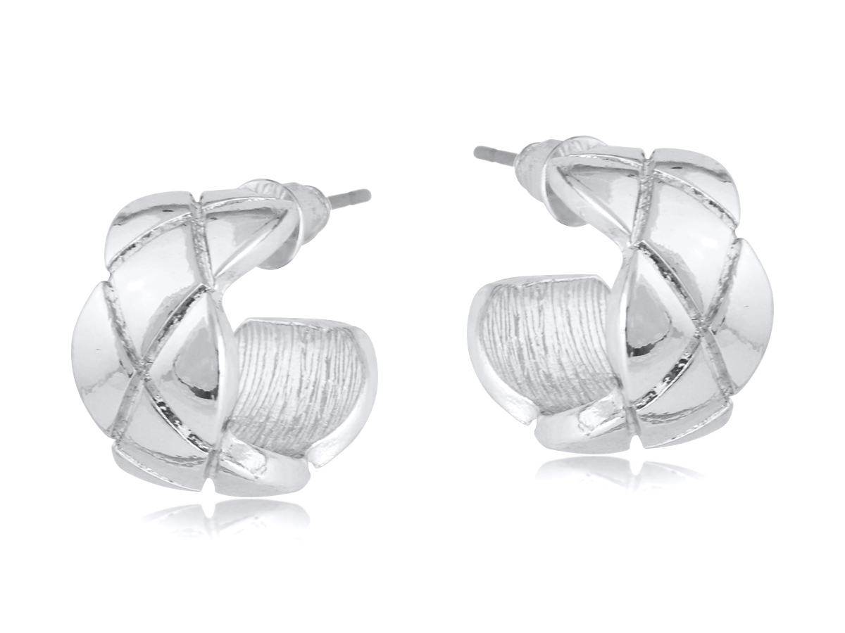 Picture of SILVER  GABRIELLE TINY HOOP EARRINGS