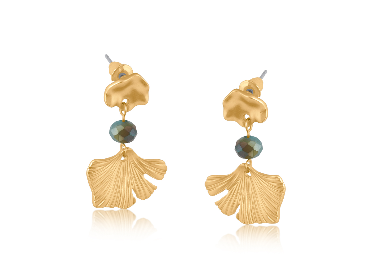 Picture of GOLD JULIA GYNKO DANGLE EARRINGS