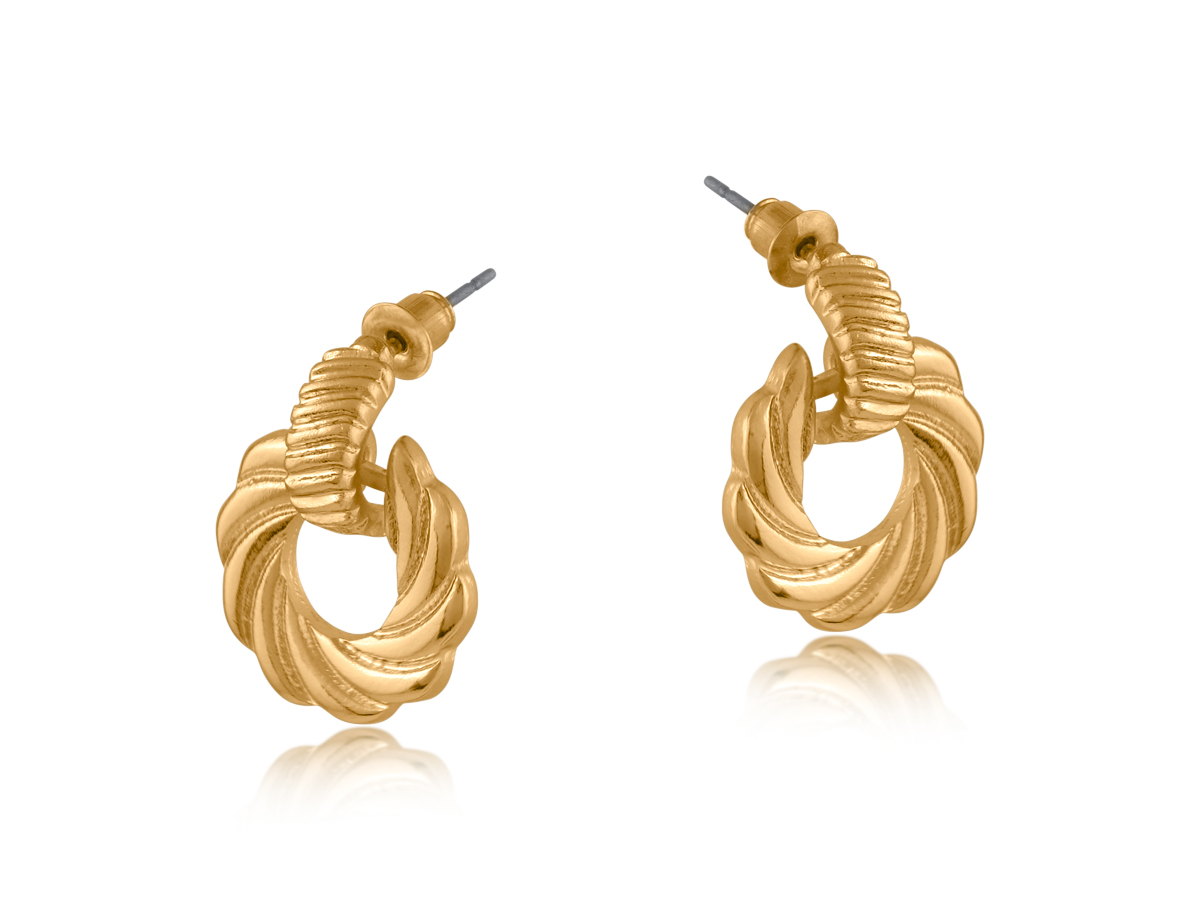 Picture of GOLD SIMA WREATH STUD EARRINGS