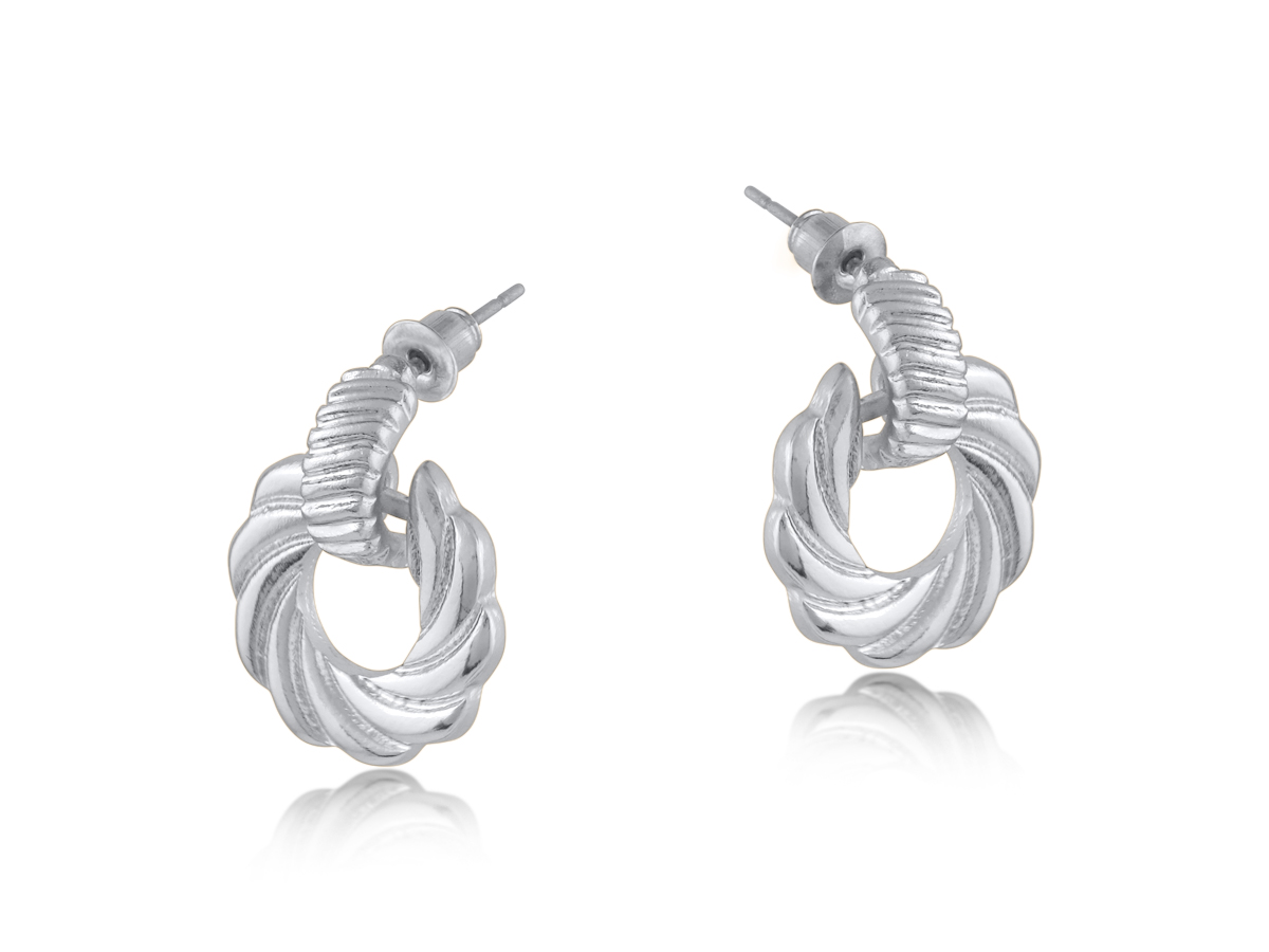 Picture of SILVER  SIMA WREATH STUD EARRINGS