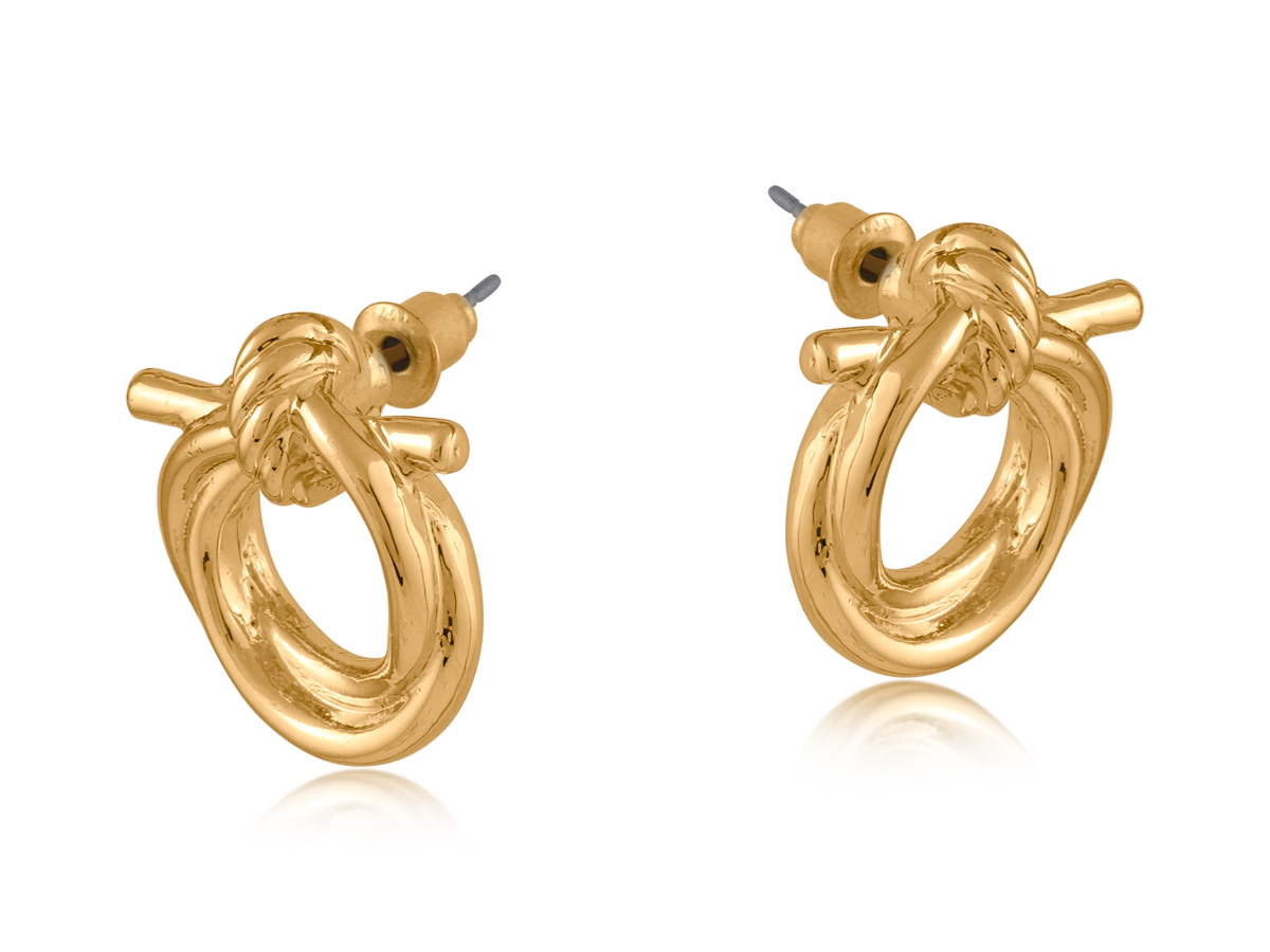 Picture of GOLD LIMA KNOTED STUD EARRINGS