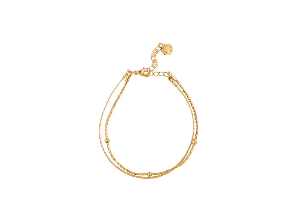 Picture of GOLD LAYLA DOTTED LAYERED BRACELET