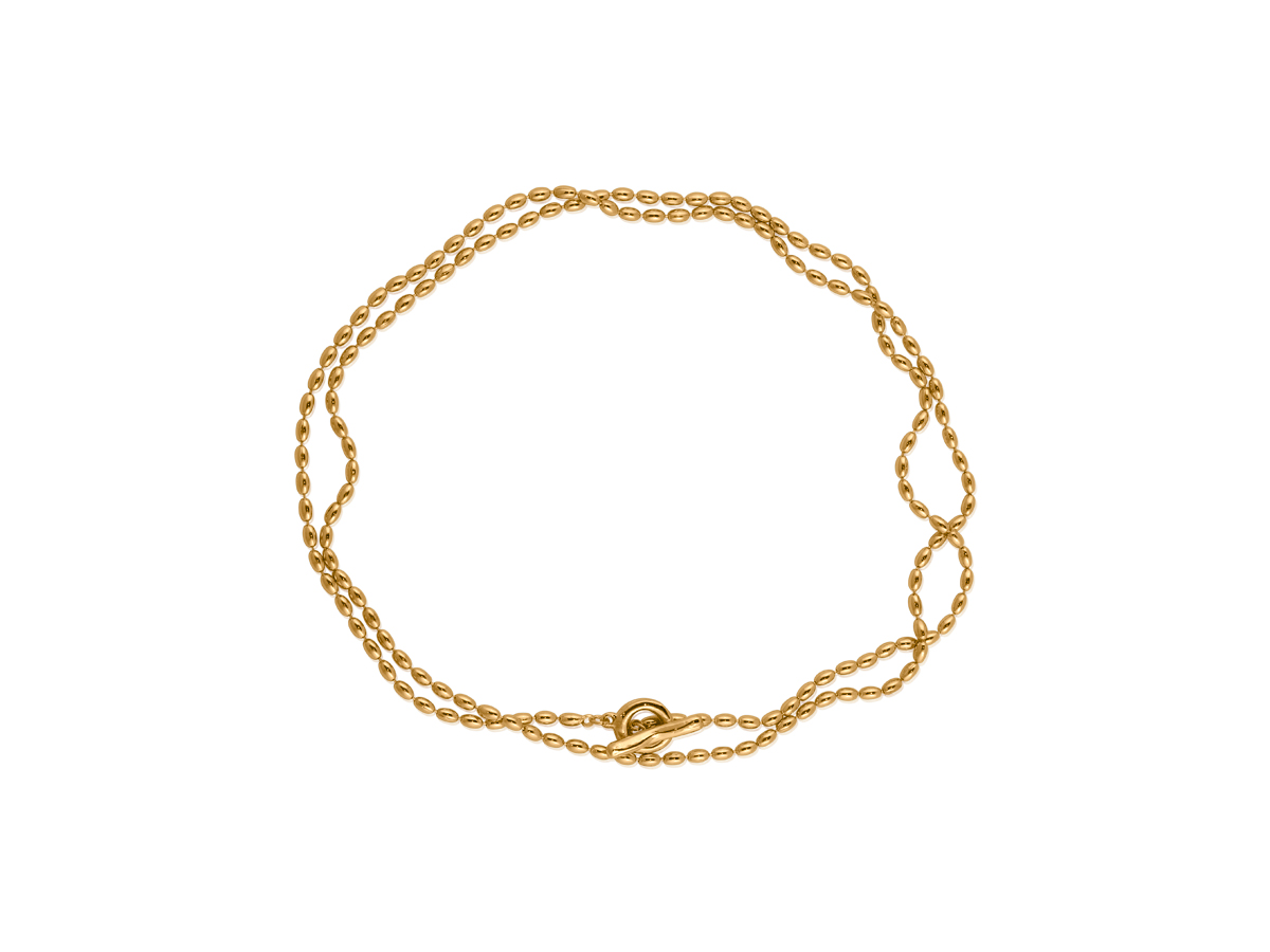 Picture of GOLD LAYLA DOTTED LONG NECKLACE
