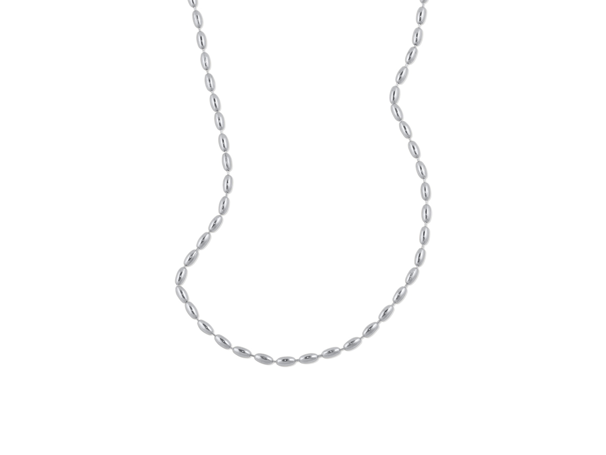 Picture of SILVER  LAYLA DOTTED NECKLACE