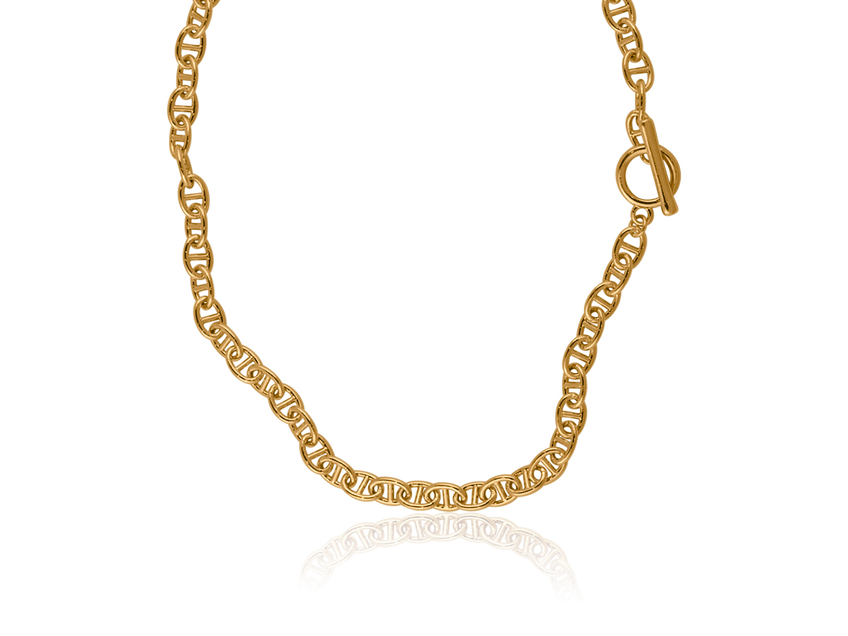 Picture of GOLD SURPRISE ANCHOR CHAIN NECKLACE