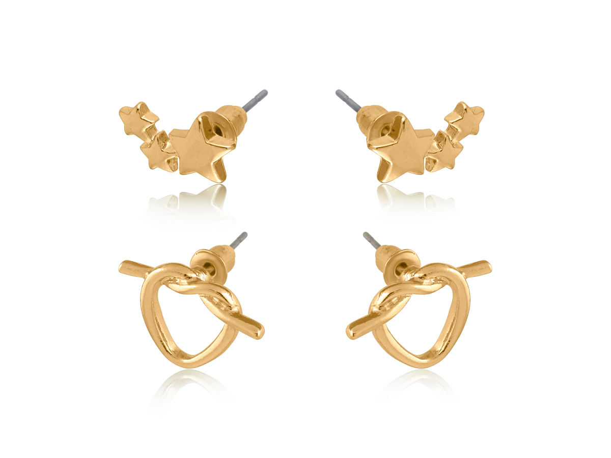 Picture of GOLD ALICIA MULTIPACK OF EARRINGS