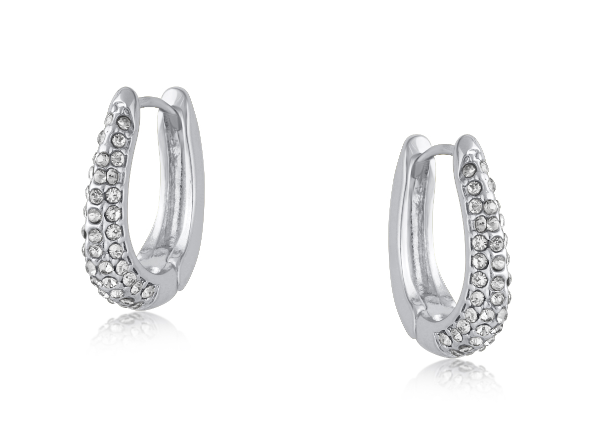 Picture of SILVER  SOFIA SMALL HOOP EARRINGS