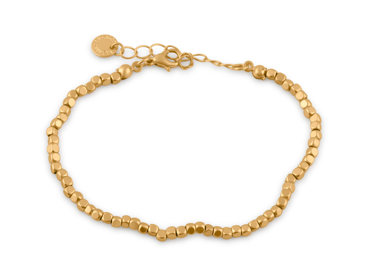 Picture of MATTE GOLD SALOME BEADED MATTE BRACELET