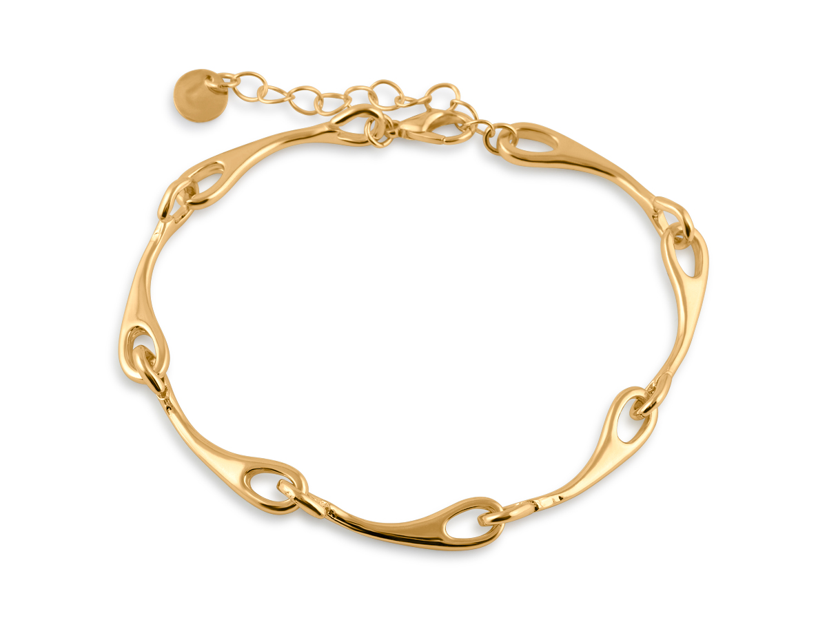 Picture of GOLD  MIRABELLE ROSE THORN BRACELET
