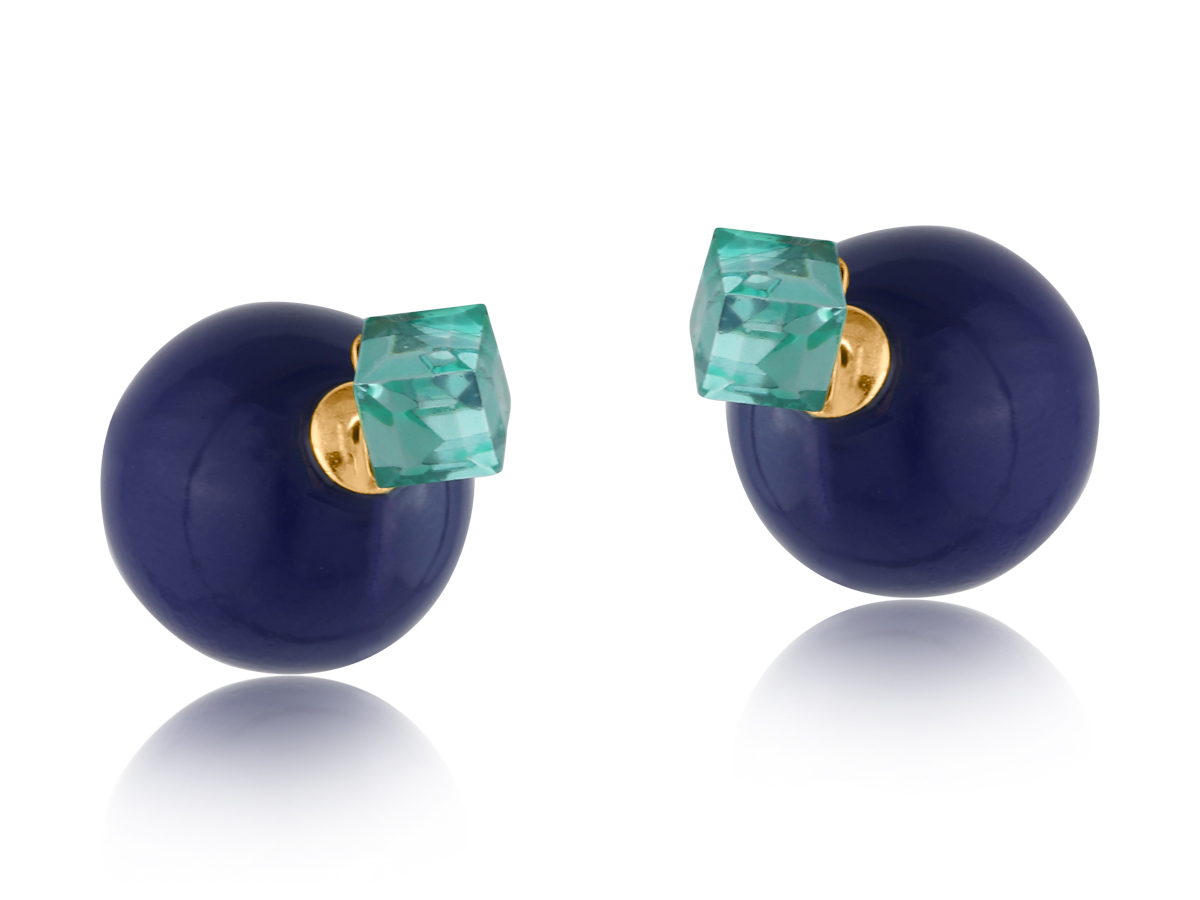 Picture of RED INGRID BALLOON EARRINGS