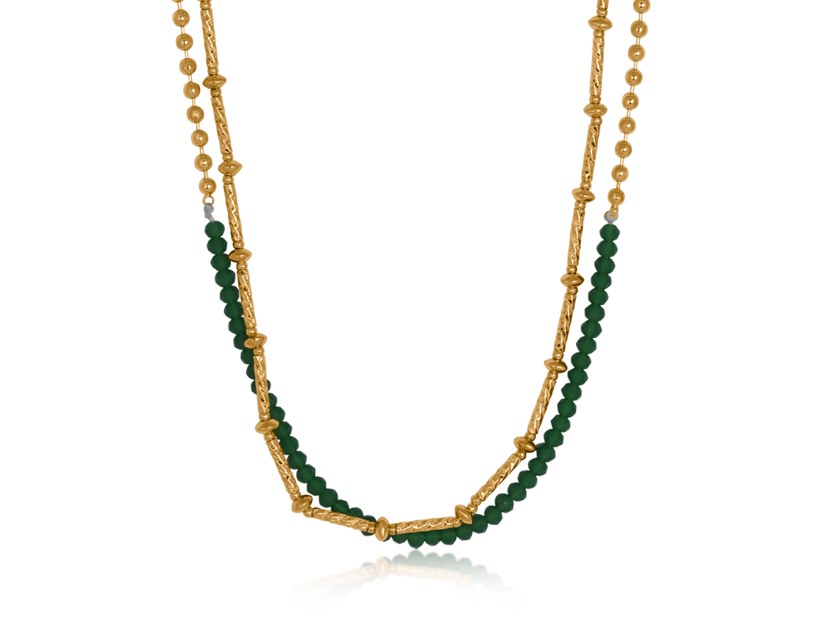 Picture of EMERALD ARIS SET OF NECKLACES