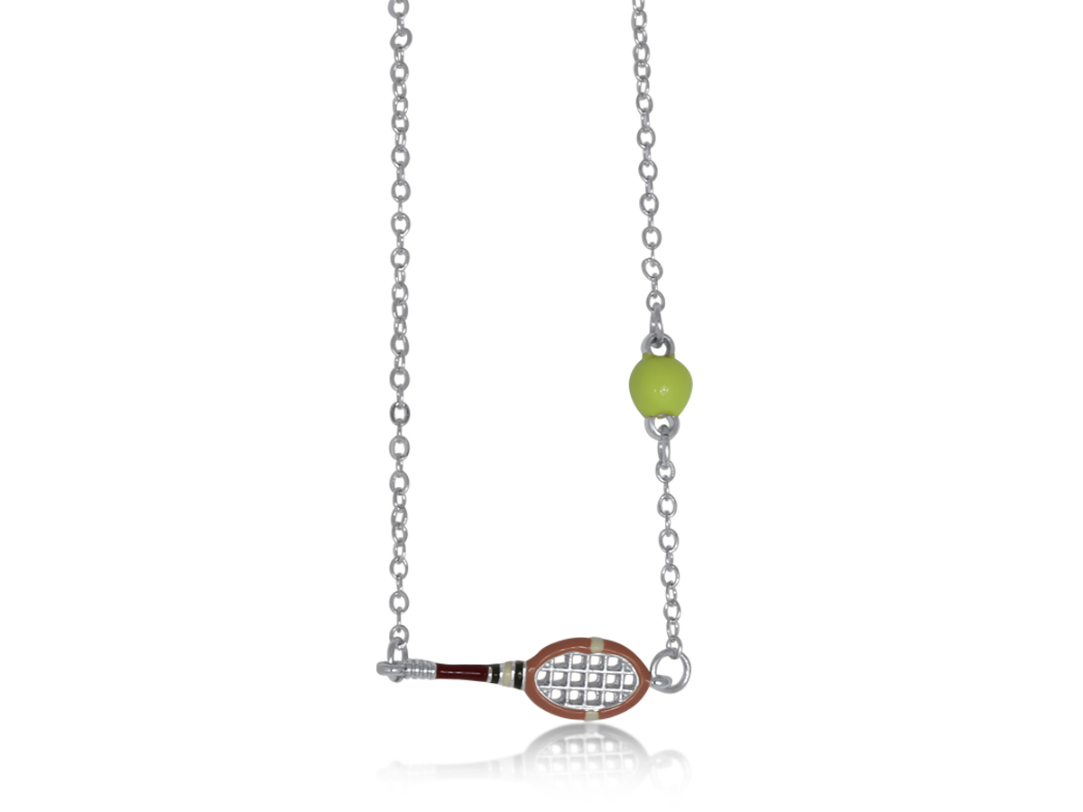 Picture of SILVER STEFFI TENNIS NECKLACE