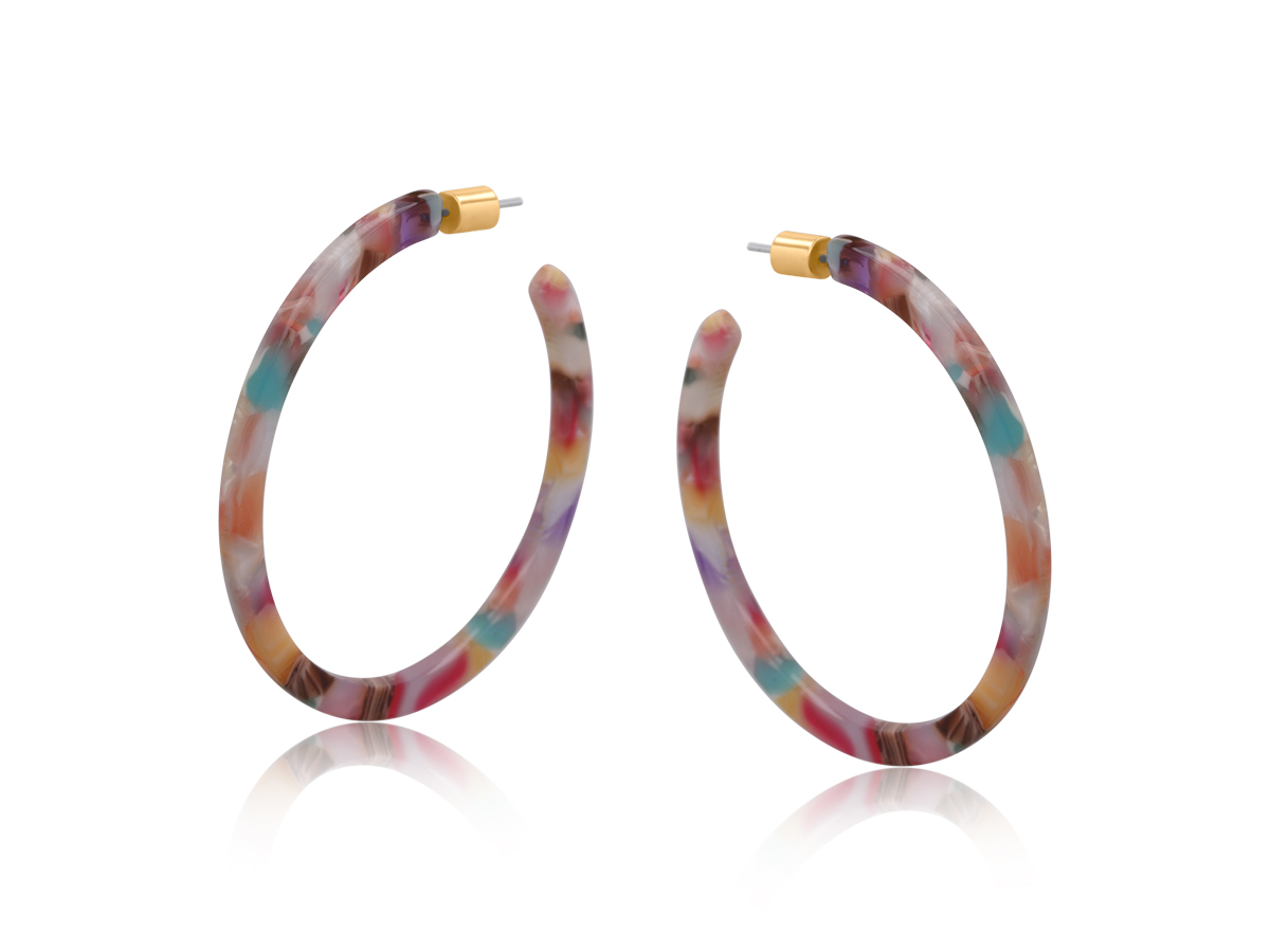 Picture of LILAC AUSTIN RESIN SKINNY EARRINGS