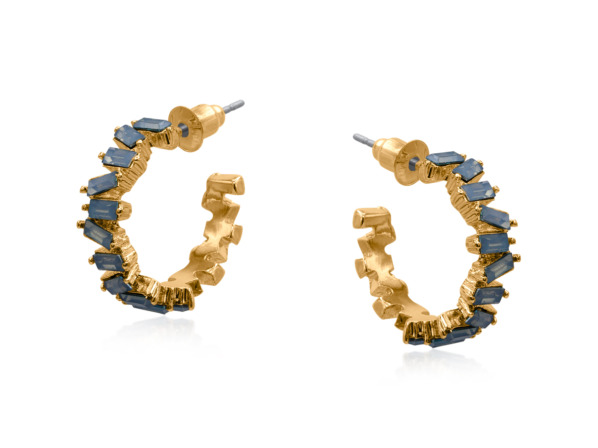 Picture of BLUE SIRENS HOME HOOP EARRINGS