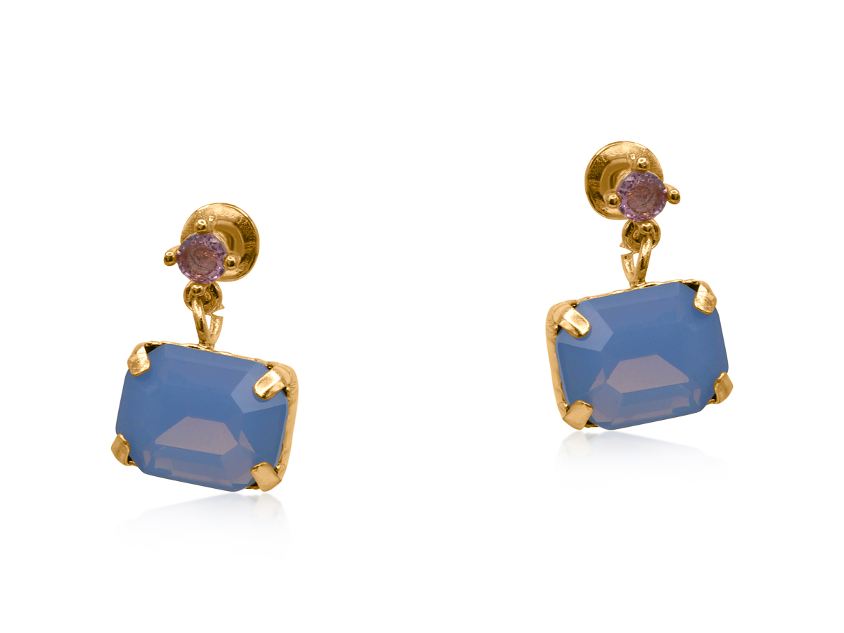 Picture of BLUE BELLAS GEMS STUD EARRINGS