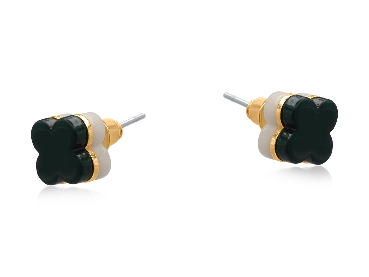 Picture of EMERALD  BELLAS LUCKY EARRINGS