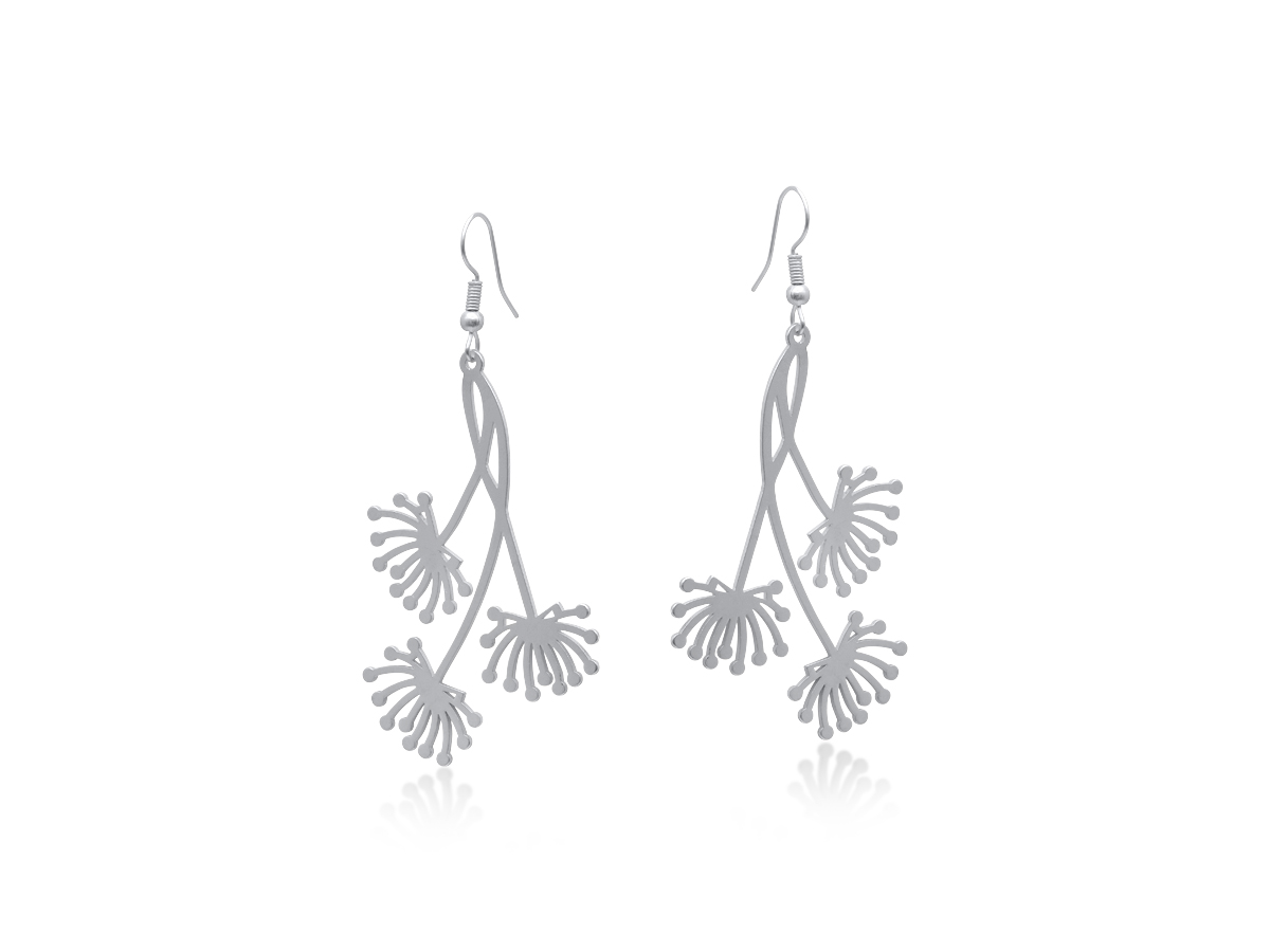 Picture of SILVER SIENA DREAM OF LOVE DANGLE EARRINGS