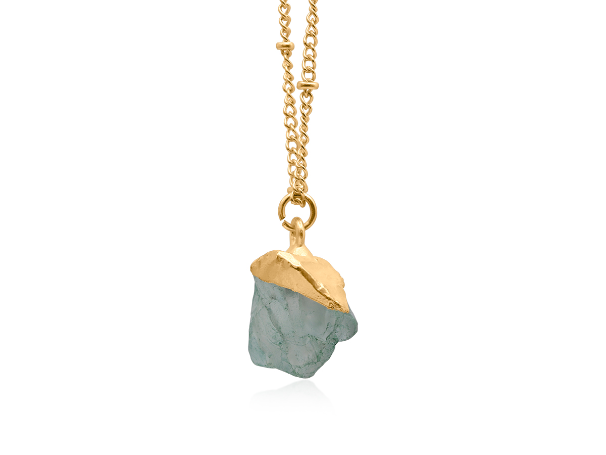 Picture of GREEN BEATRICE DREAM STONE NECKLACE