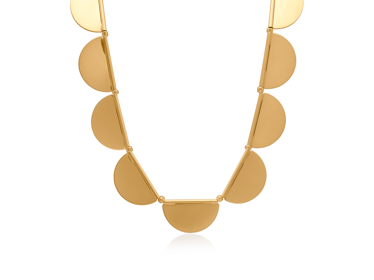 Picture of GOLD GREEN BAHIA COLLAR STATEMENT NECKLACE