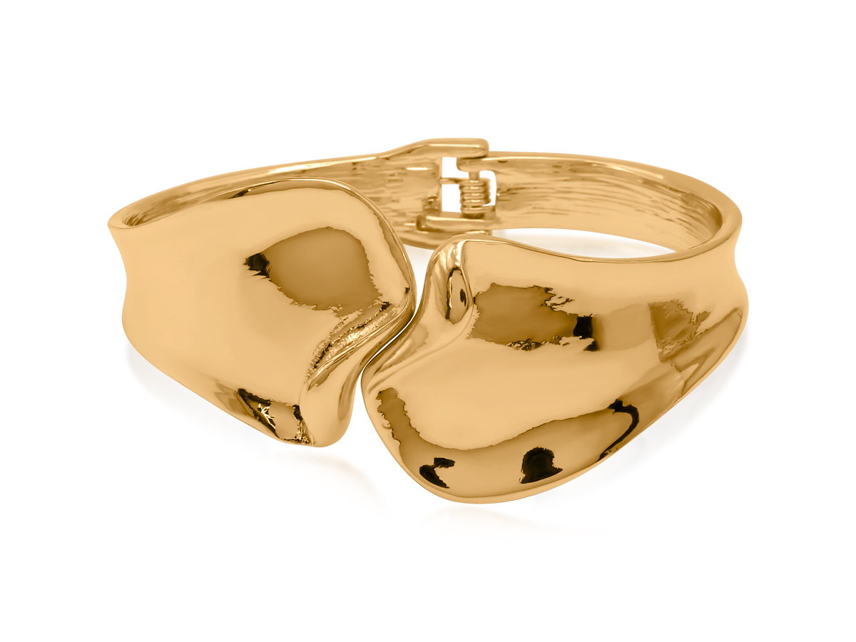 Picture of GOLD BAHIA FOLDED CUFF BRACELET