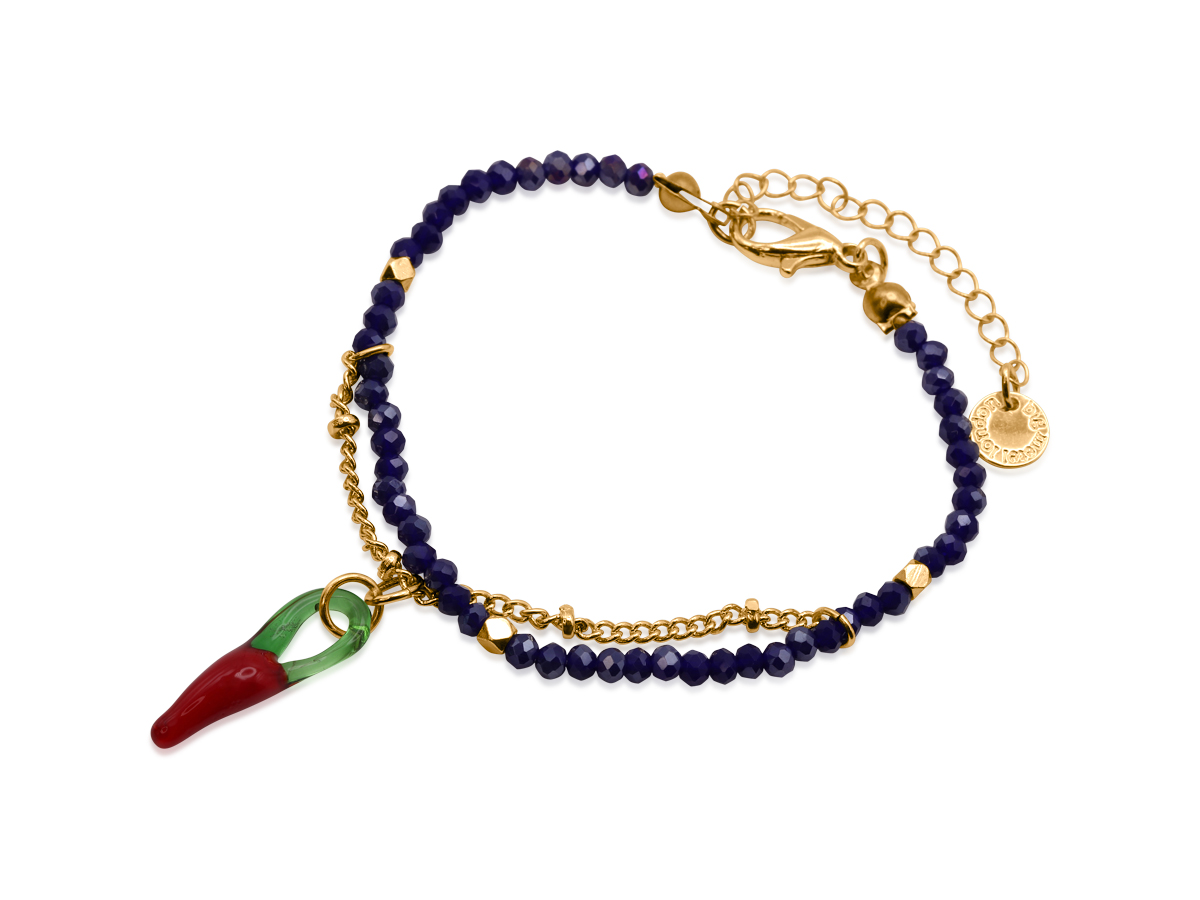 Picture of NAVY CHILLY BEADED BRACELET