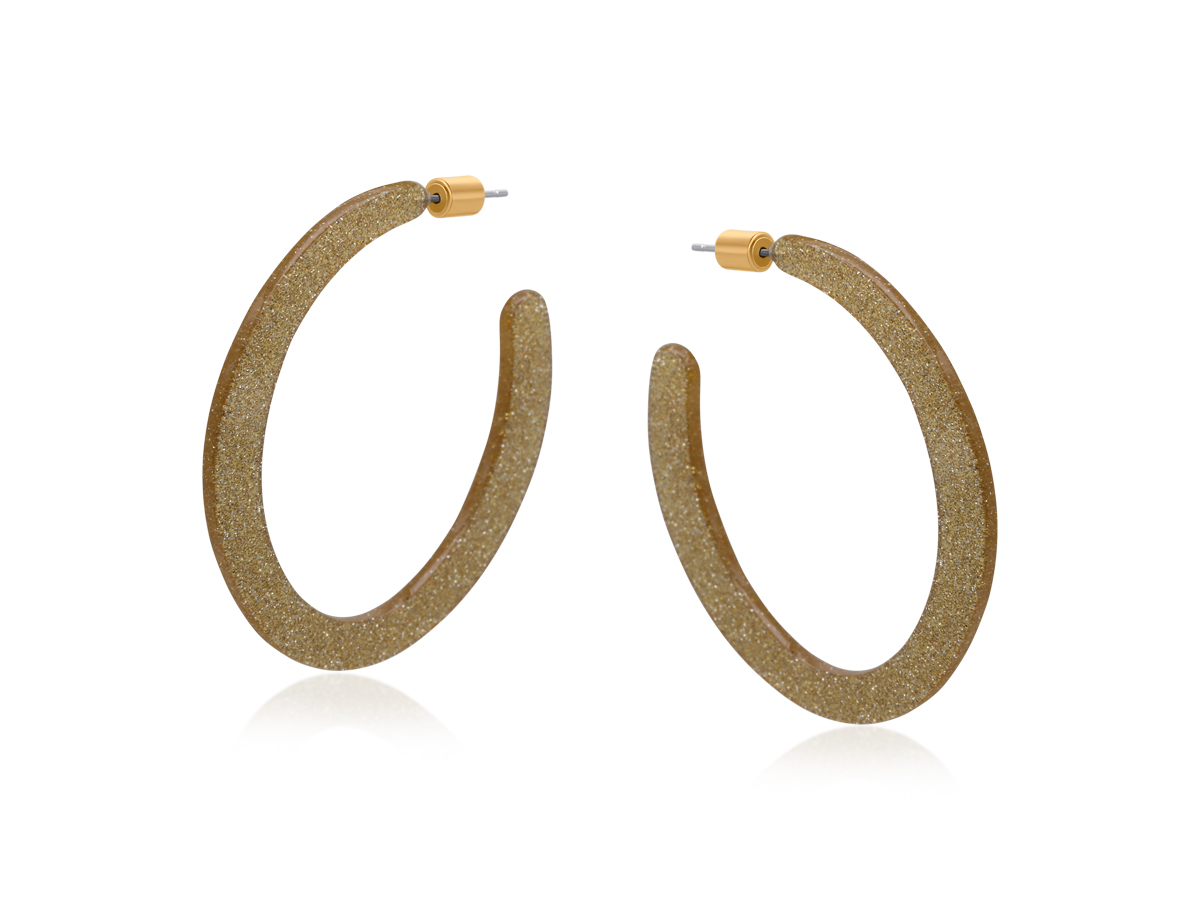 Picture of CHAMPAGNE EMMAUELA RESIN STATEMENT CUT OUT HOOP EA