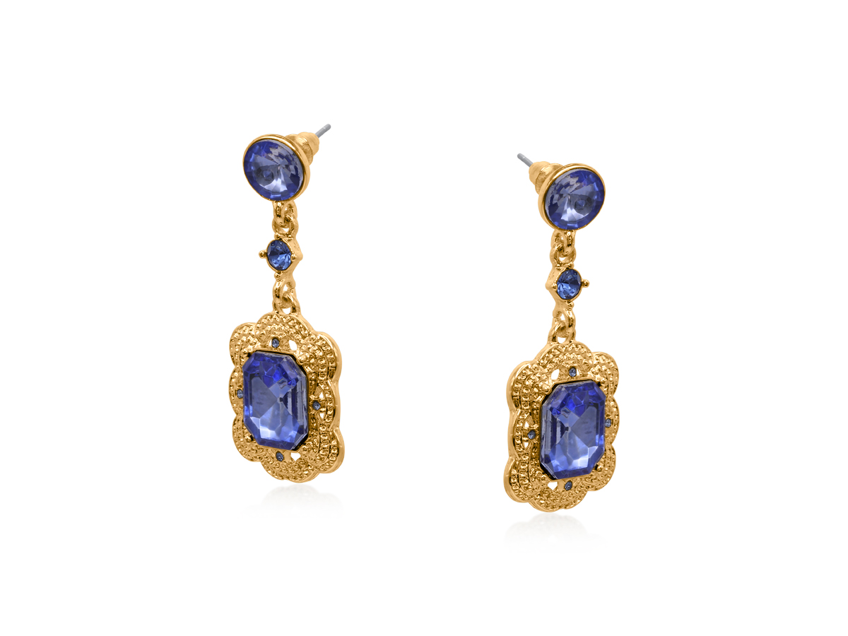 Picture of BLUE SAMARA DEMI FINE EARRINGS