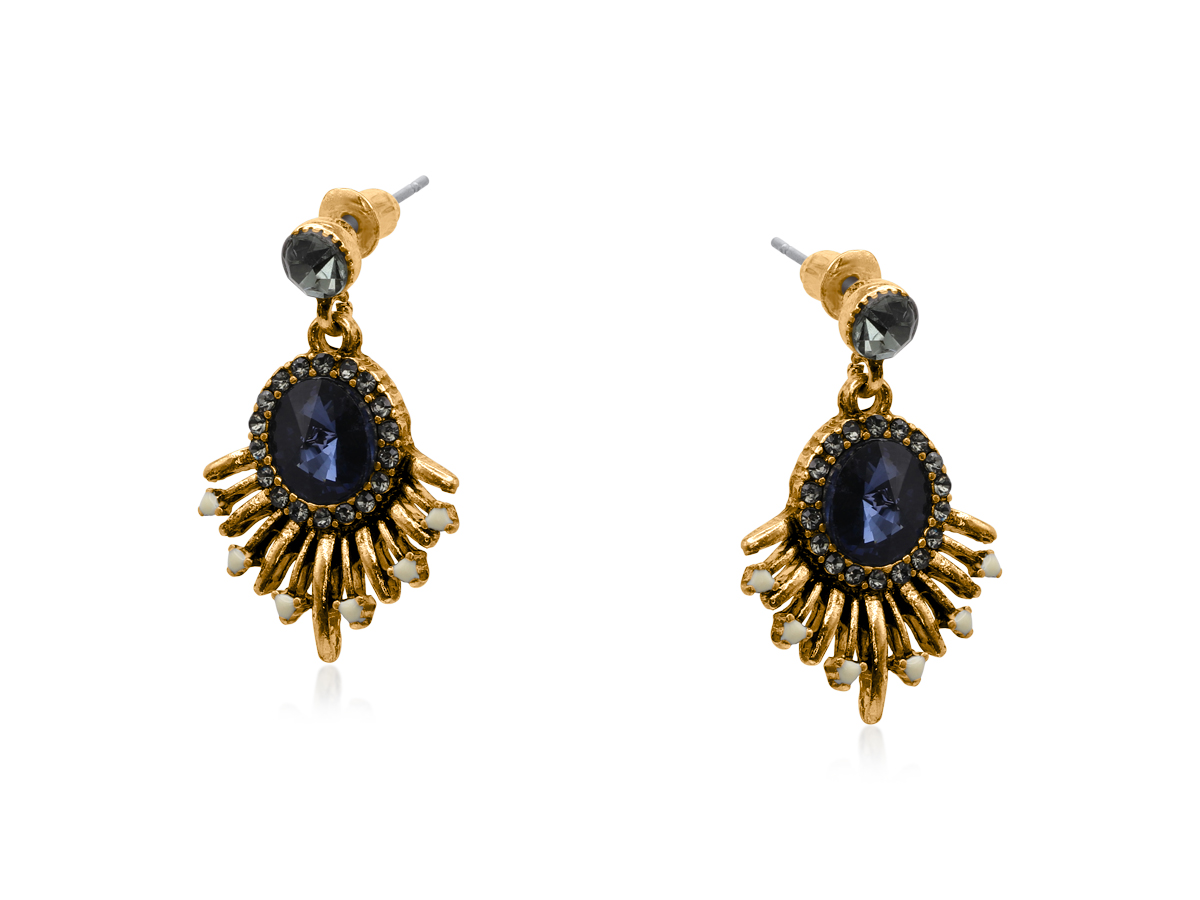 Picture of BLUE LUCCE DEMI FINE EARRINGS