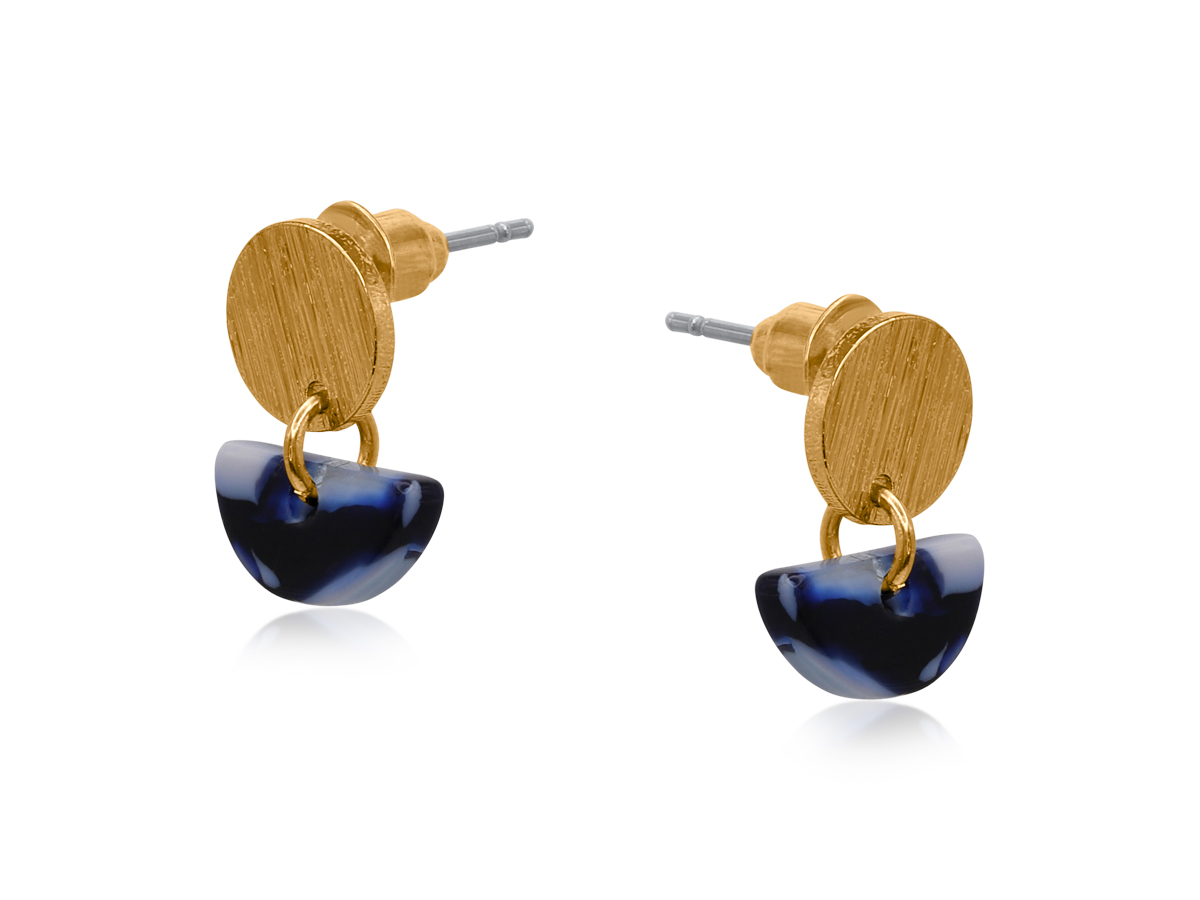 Picture of BLUE LUCCE PETITE RESIN EARRINGS