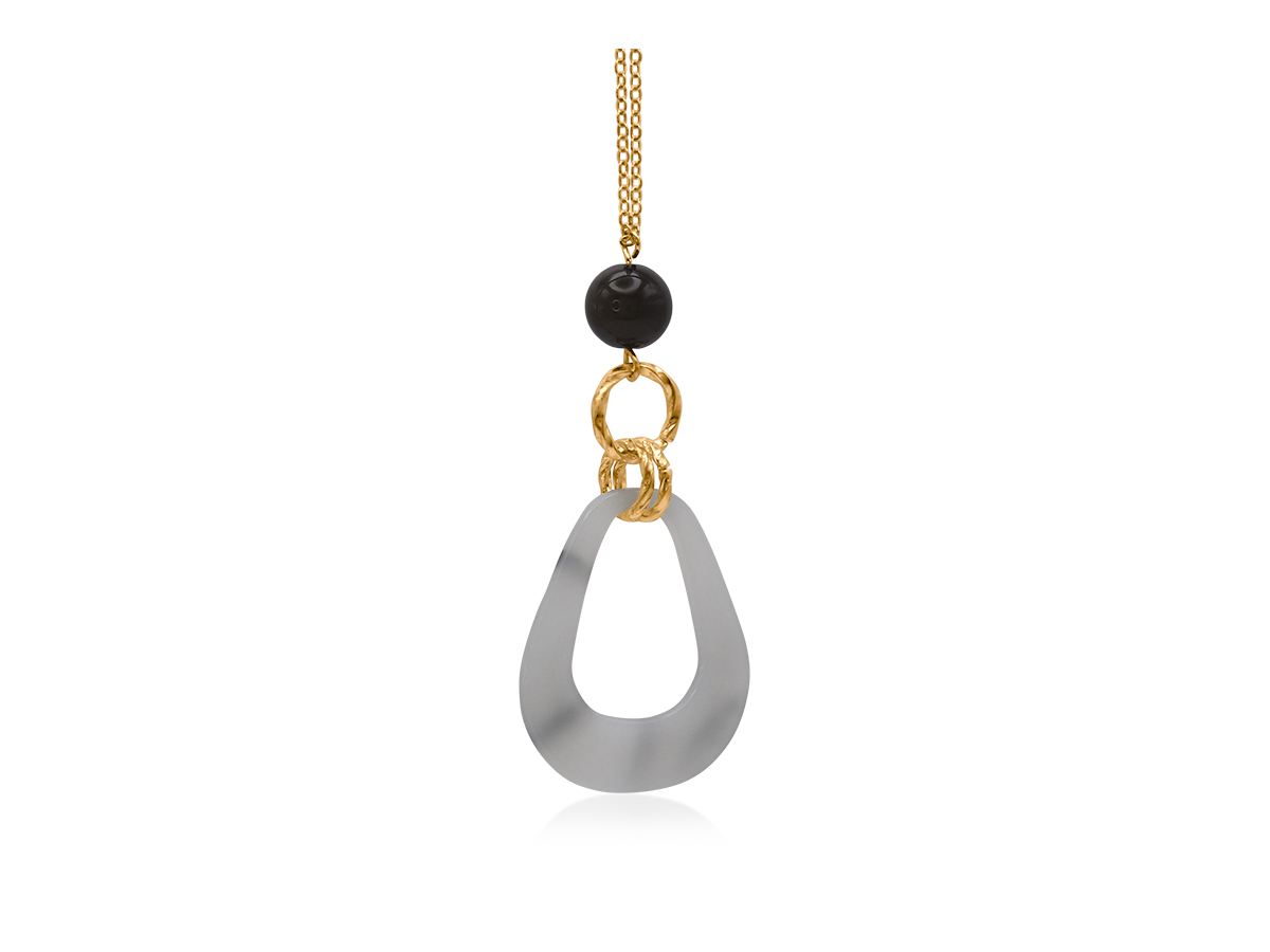 Picture of GREY EVELYNE PENDANT NECKLACE