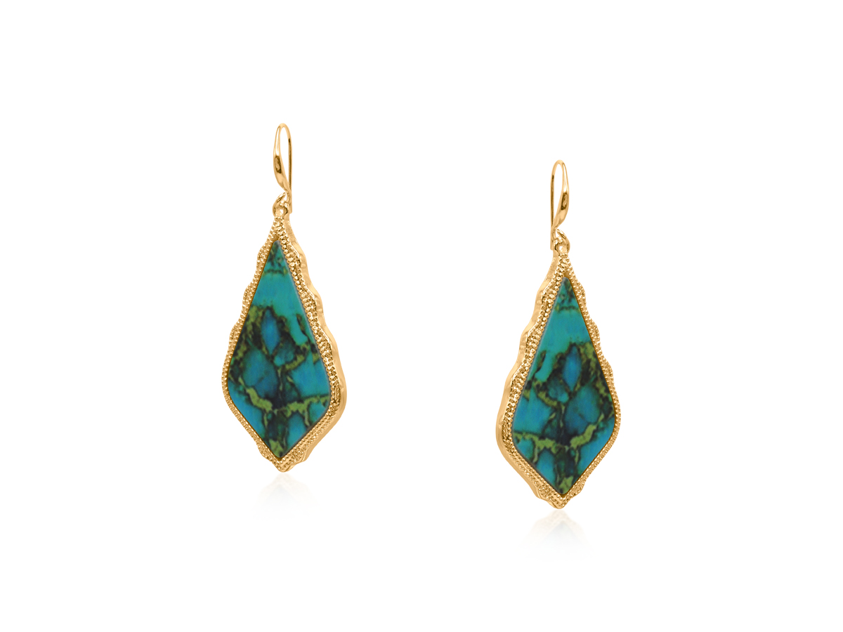 Picture of BLUE PARIS MOORISH DROP EARRINGS