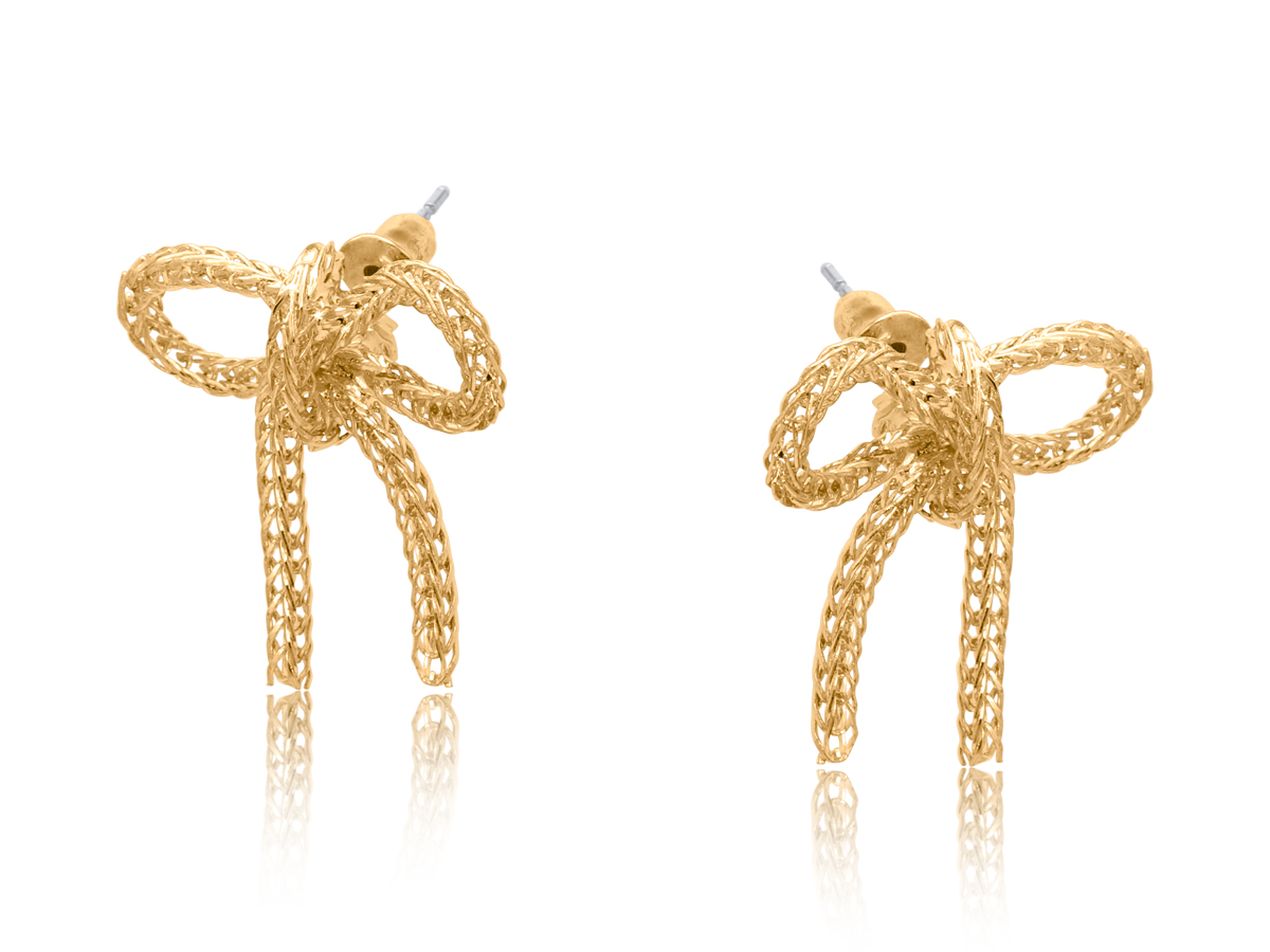 Picture of GOLD  CAMILLA PETITE BRASS EARRINGS